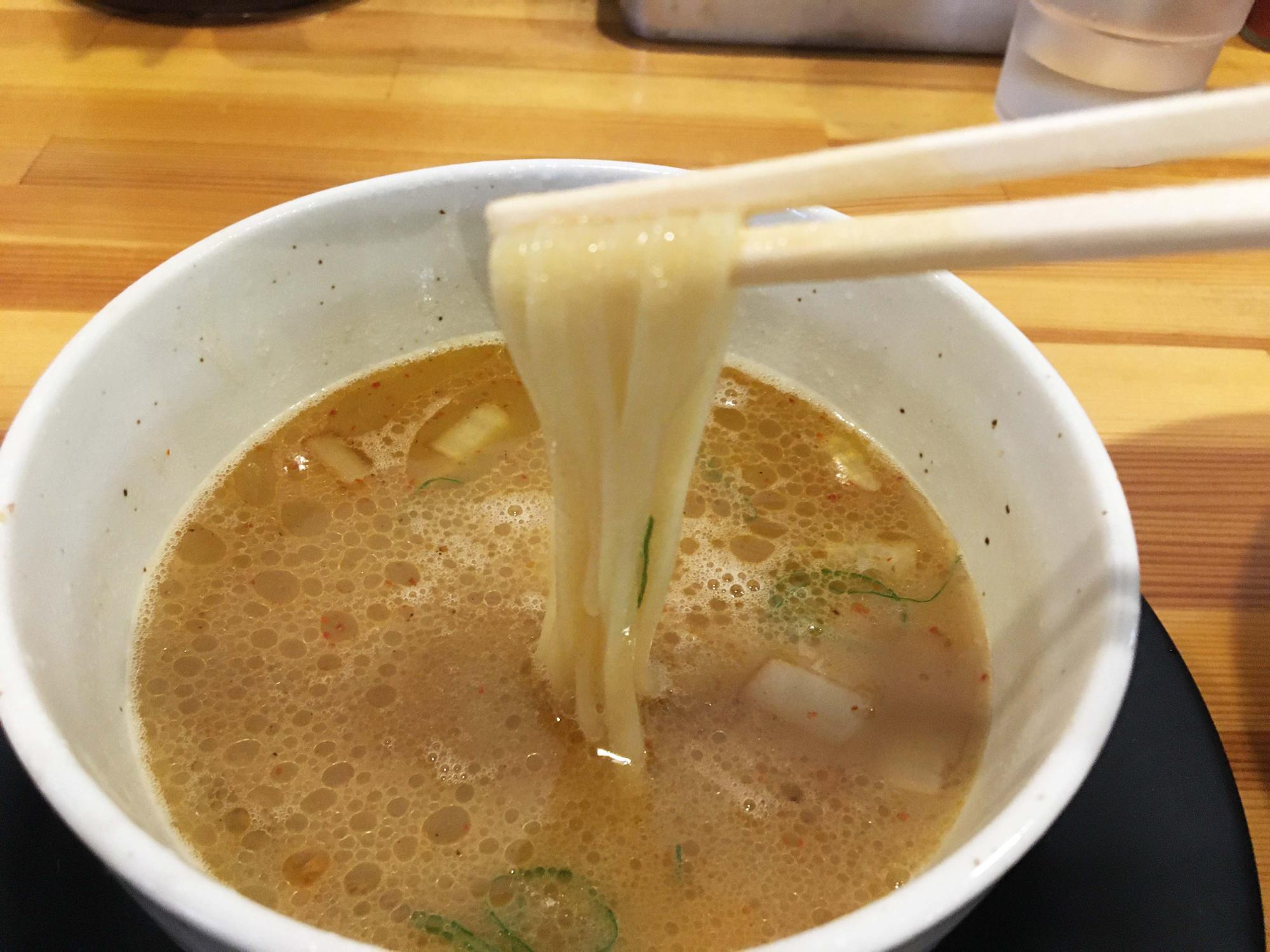 サンマ水つけ麺