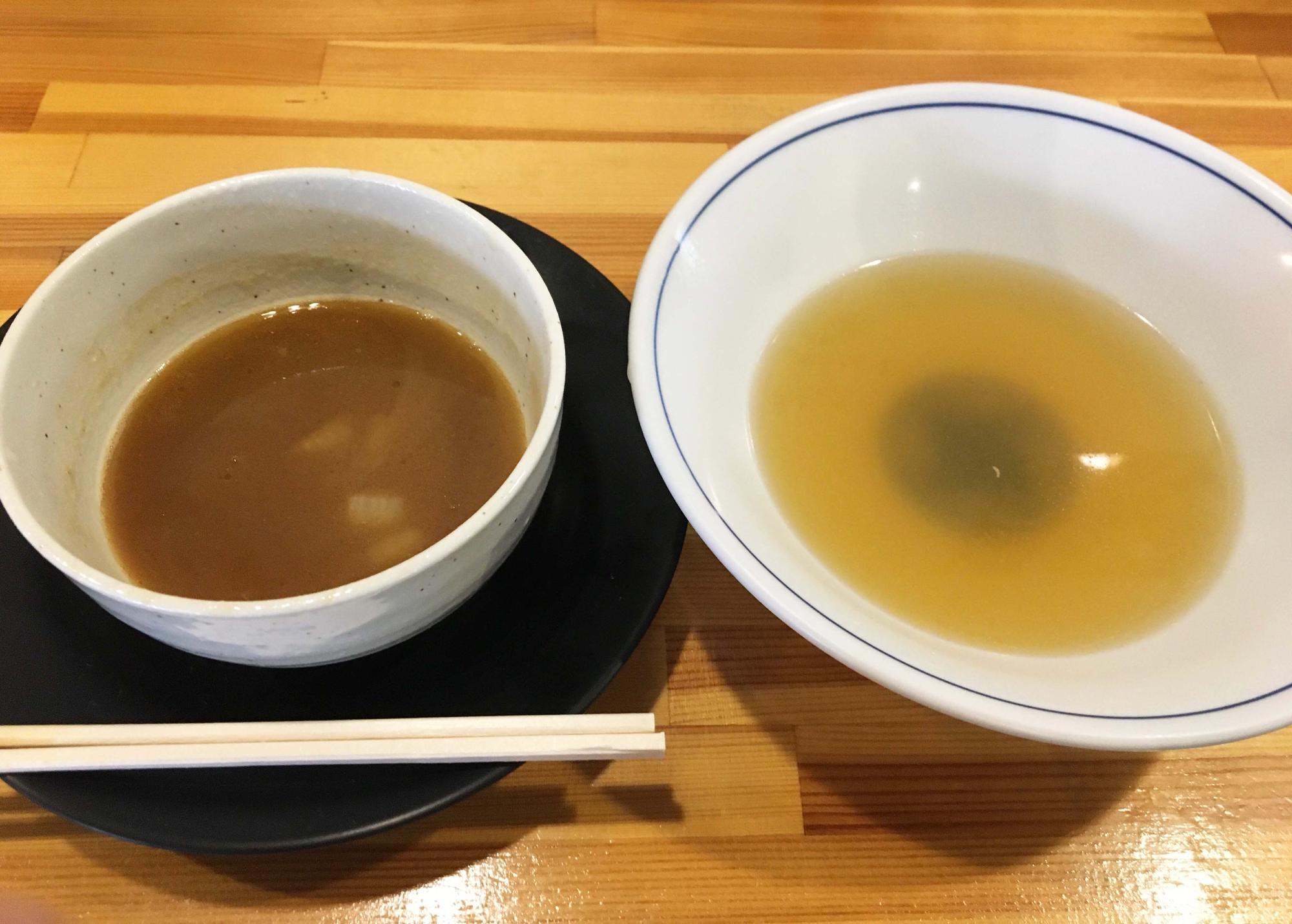 サンマ水つけ麺