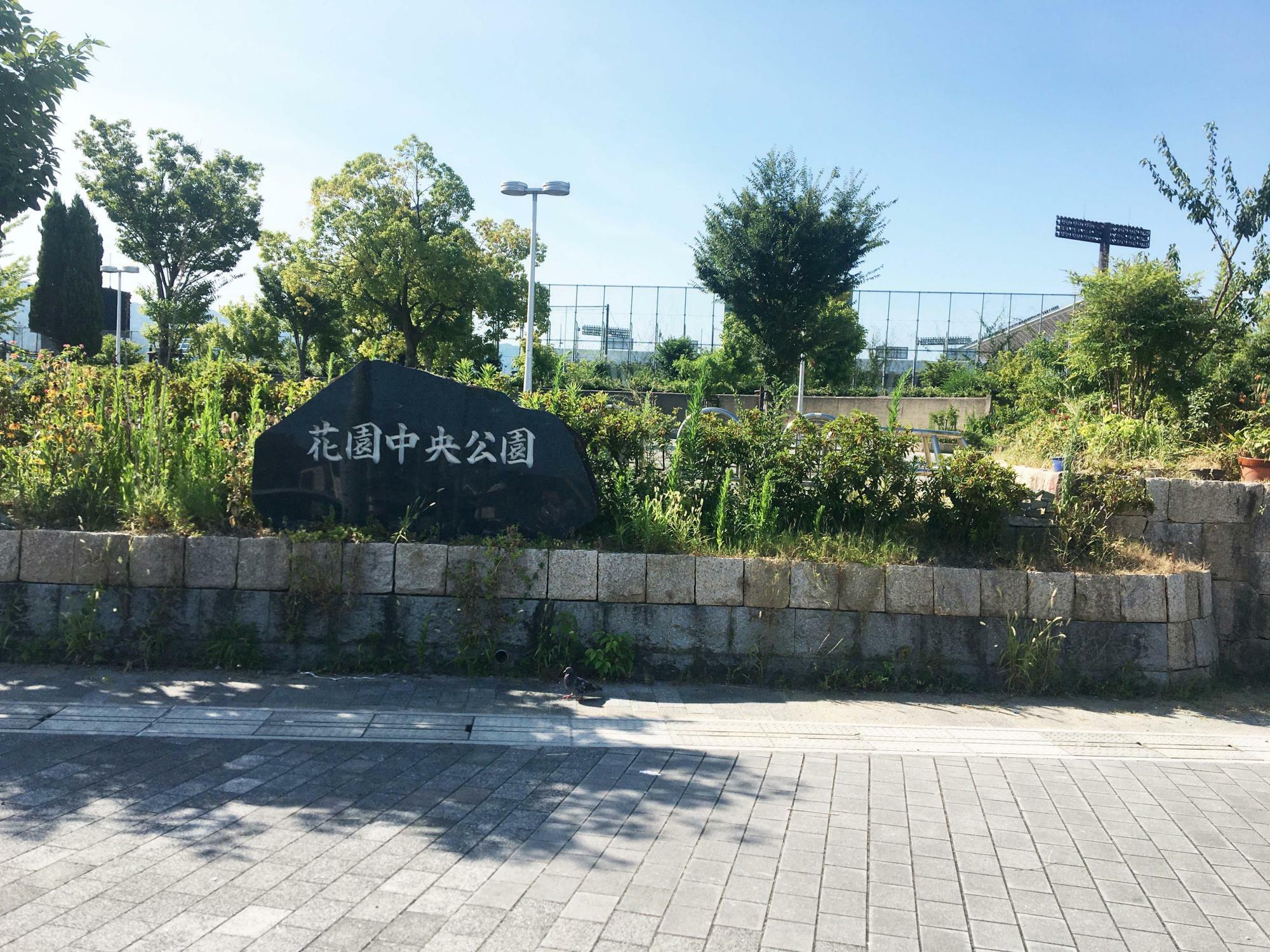 花園中央公園　入り口