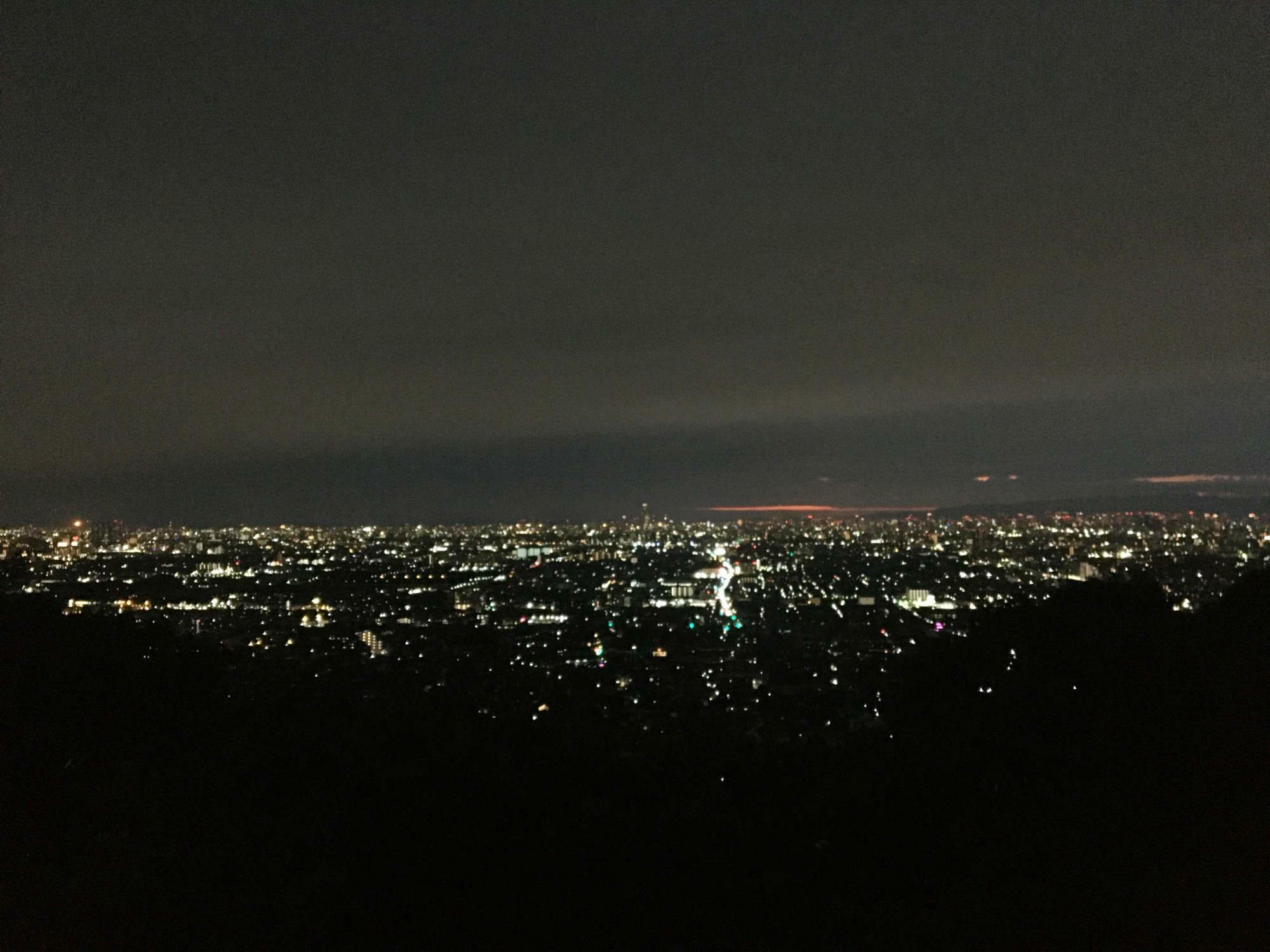 大阪平野の景色