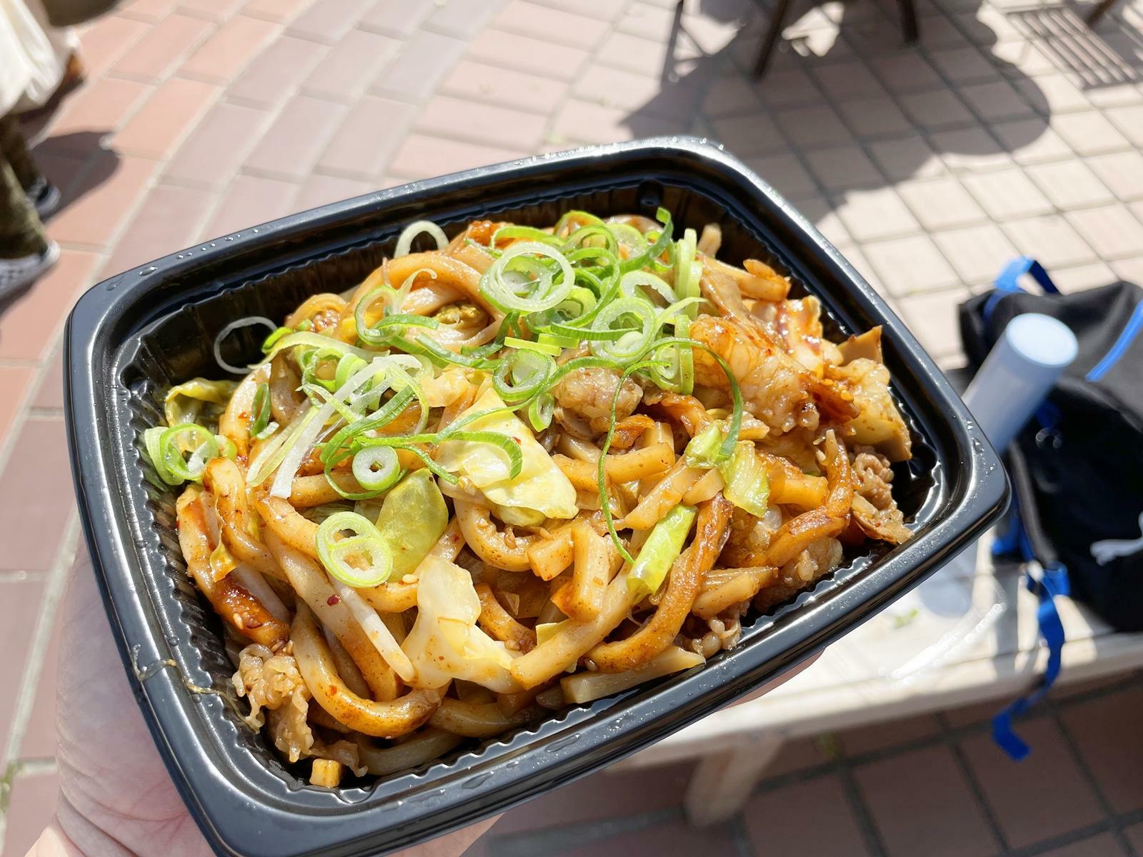 元祖焼肉屋の焼うどん