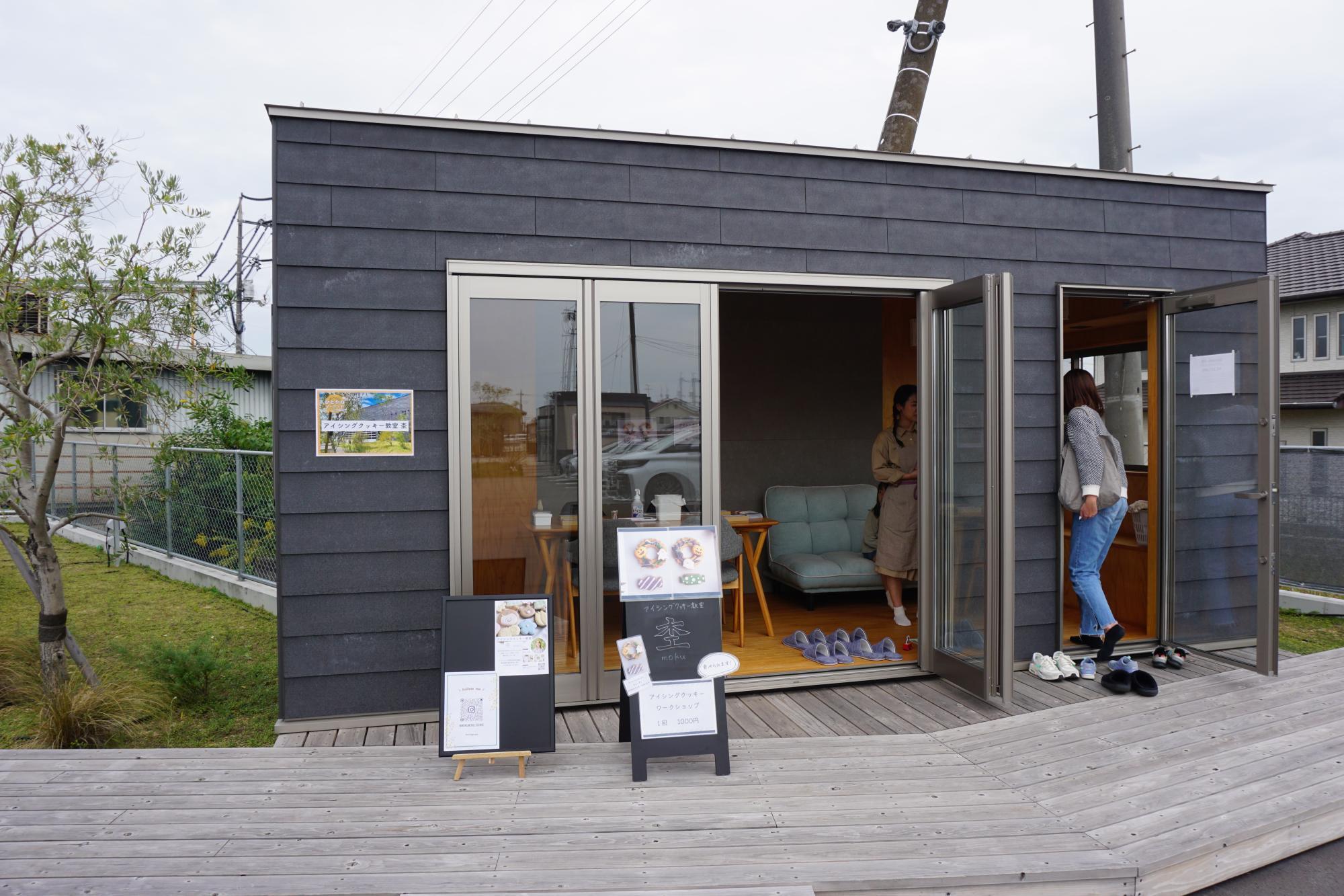 小屋を使った出店イメージ　※別イベントにて