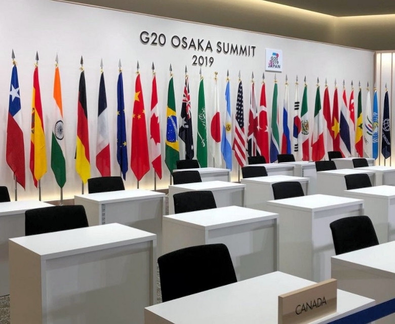 G20大阪サミット会場（2019年に一般公開ツアーに参加して撮影）