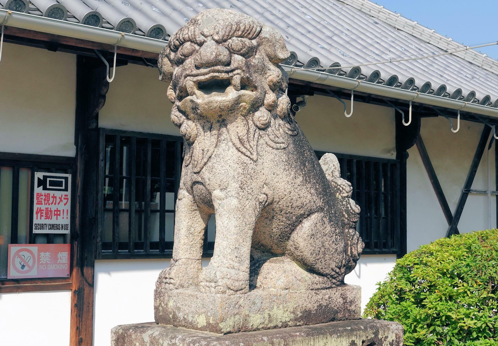 参考画像：錦織神社の狛犬