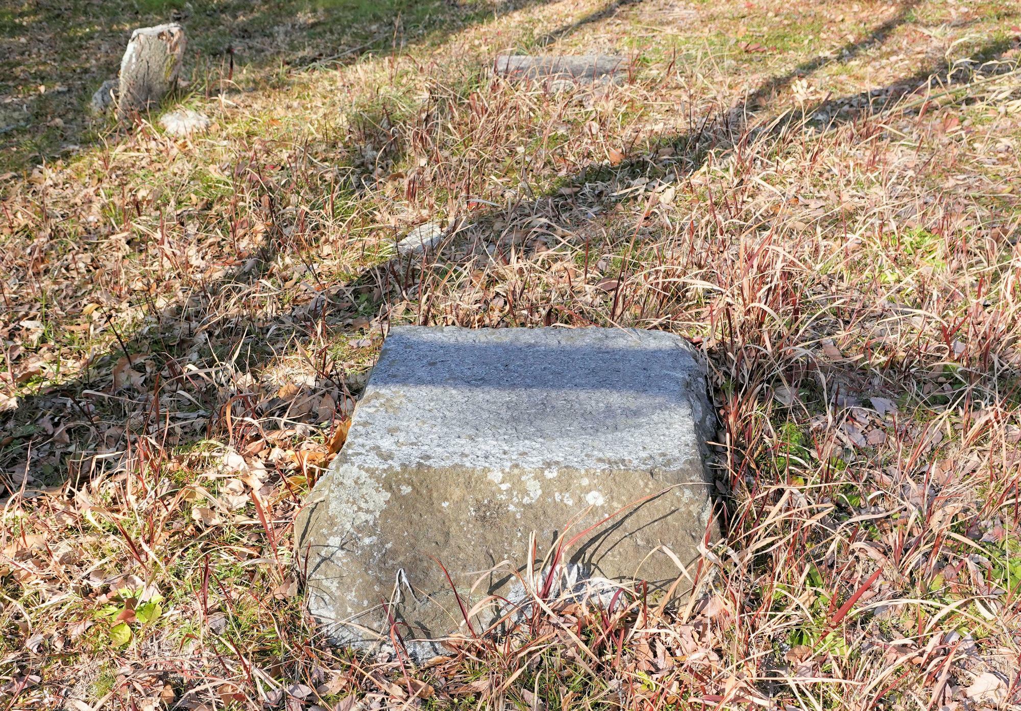 参考：通法寺跡に残る礎石