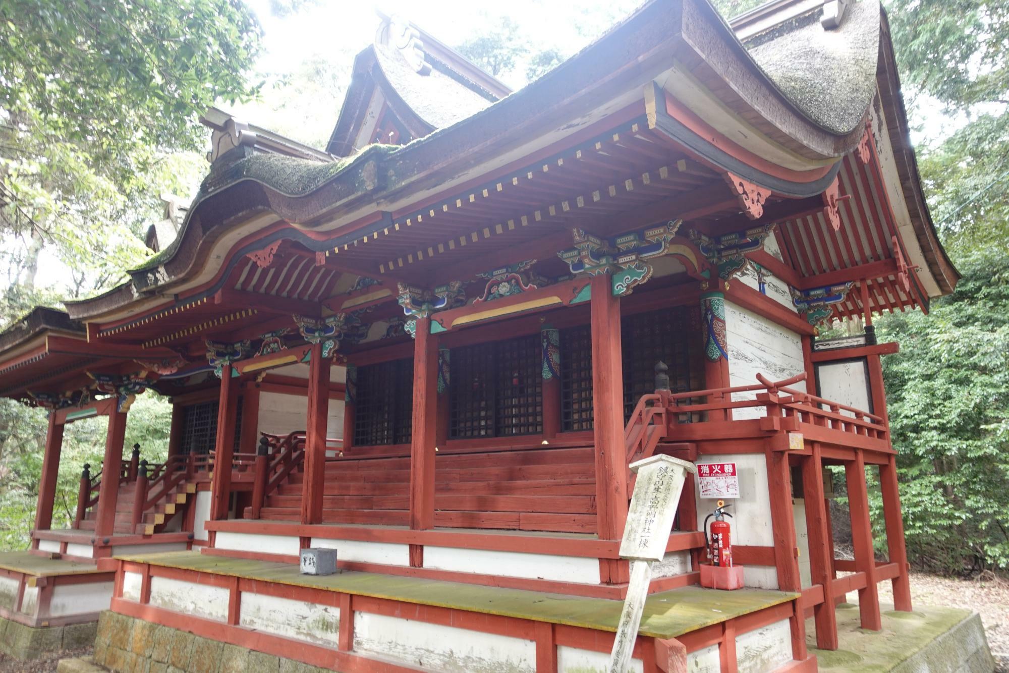 天野山金剛寺の隣の山の中にある丹生高野明神社