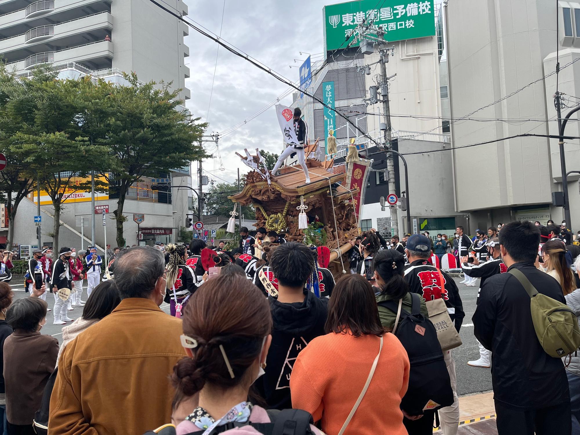 昨年の秋祭りの様子