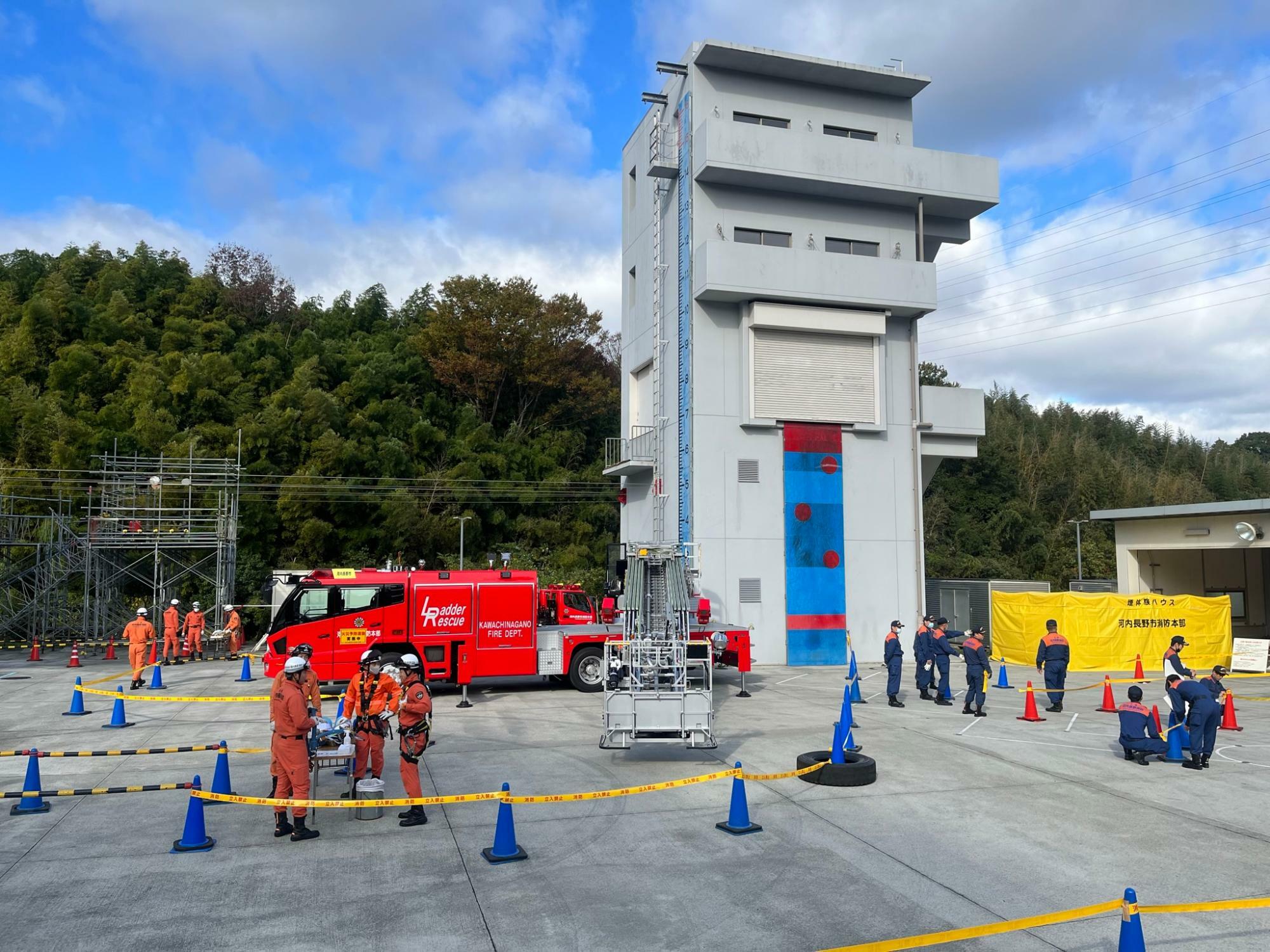 昨年11月の消防フェス