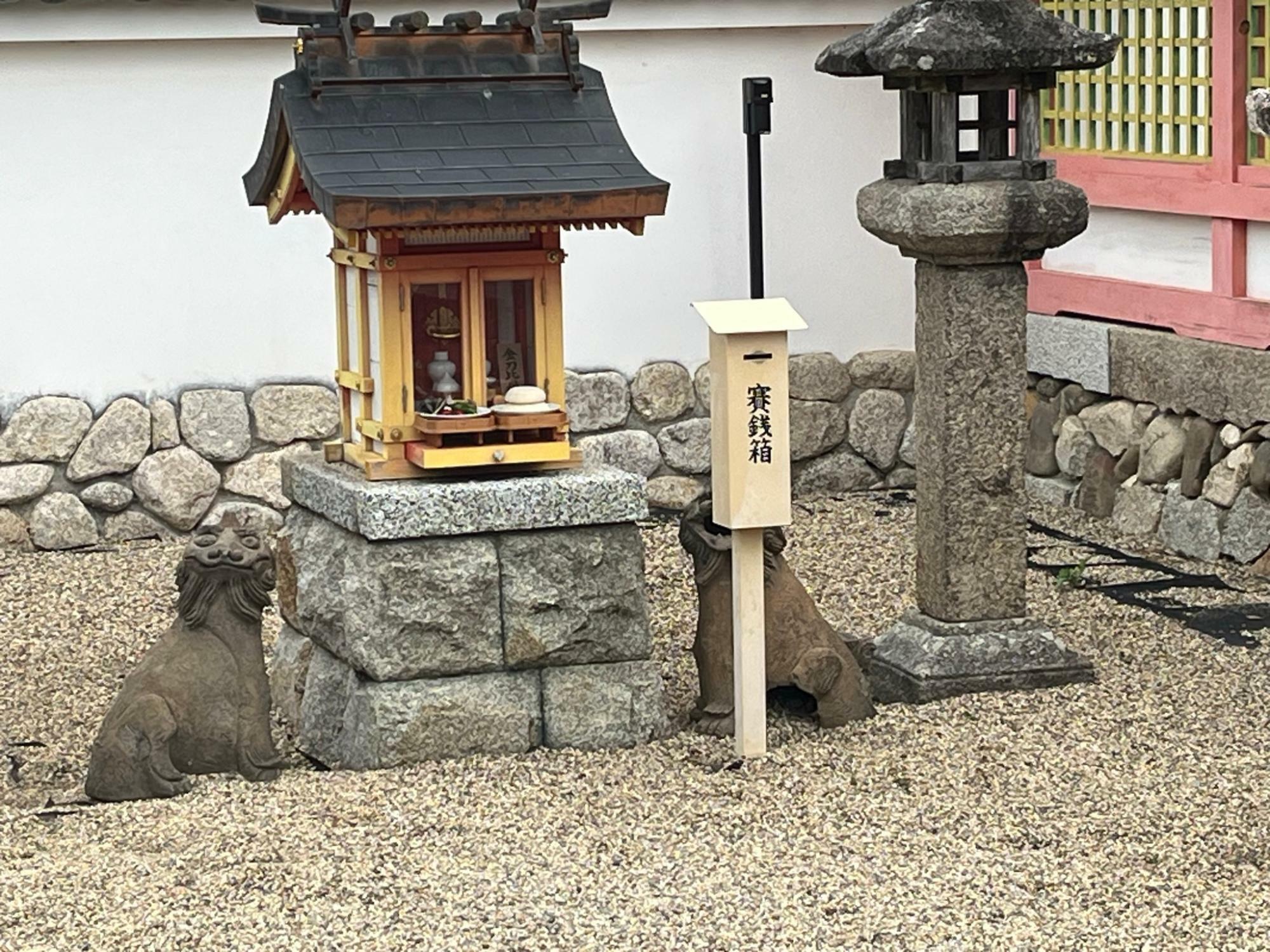 富田林の錦織神社境内に祀られている金刀比羅宮