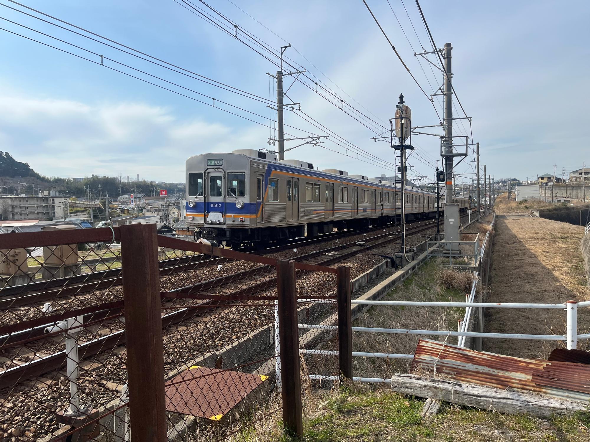 三日市町駅方面の場合から撮影した場合