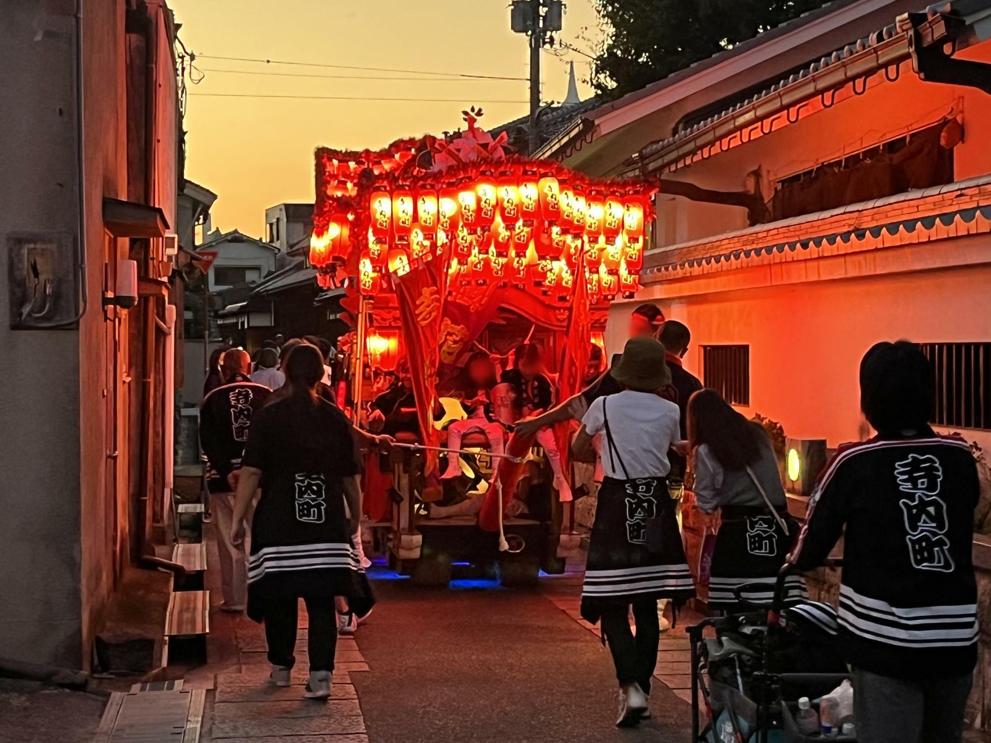 寺内町の子どもだんじり