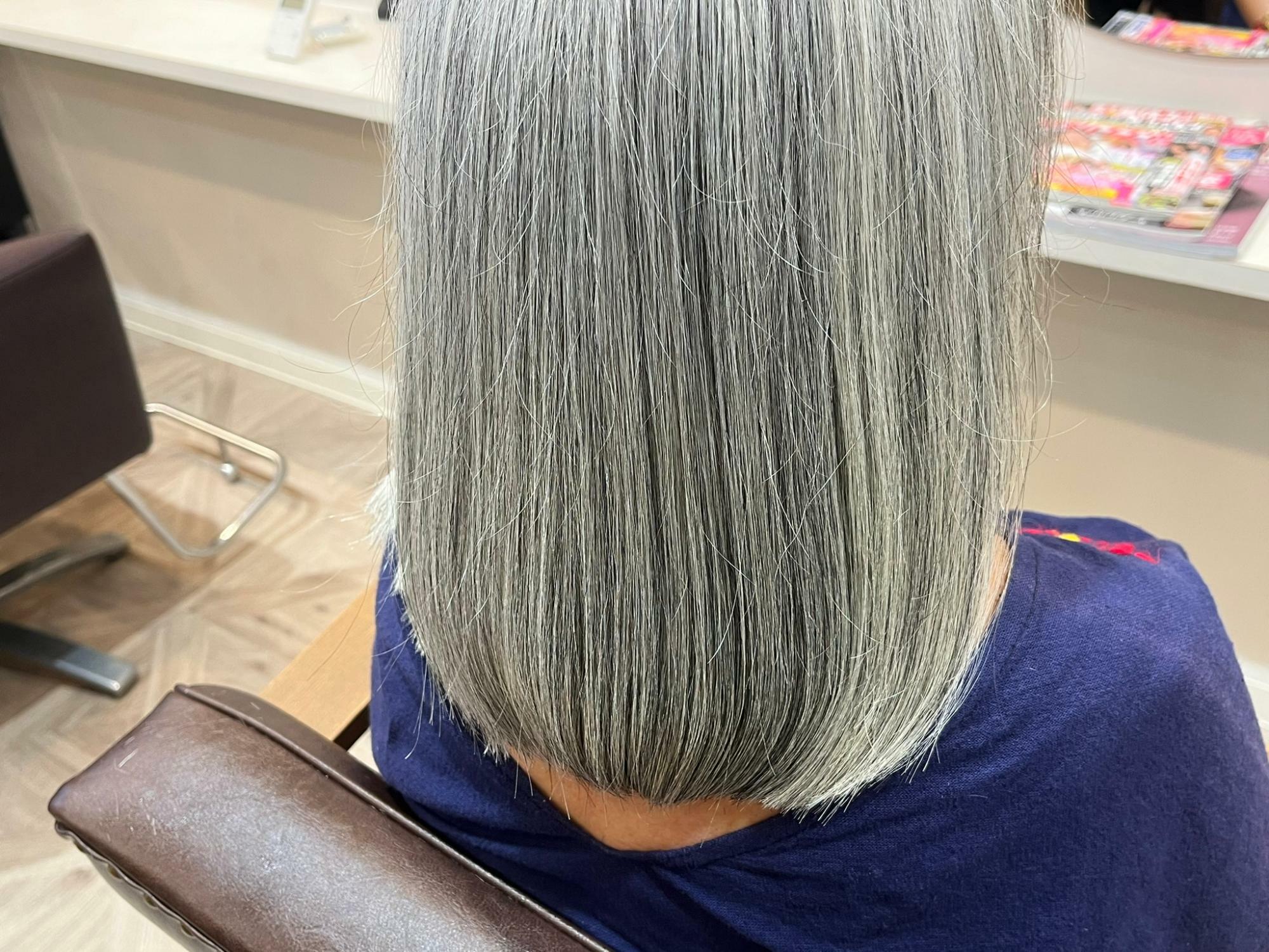 こうしてヘアドネーション一連の作業がすべて終わりました