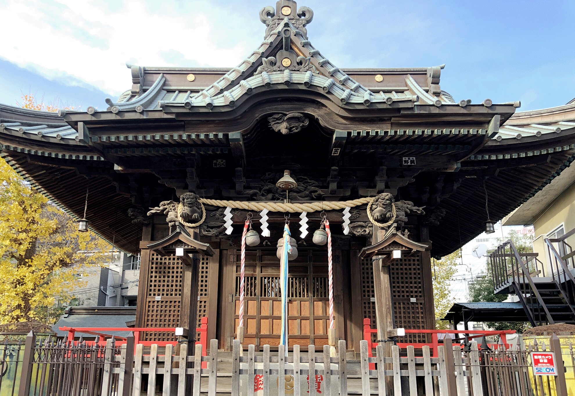 川崎市中原区】めずらしい砲弾をかかえる狛犬⁈ 大戸神社<初詣 川崎市中原区】めずらしい砲弾をかかえる狛犬⁈ 大戸神社<初詣