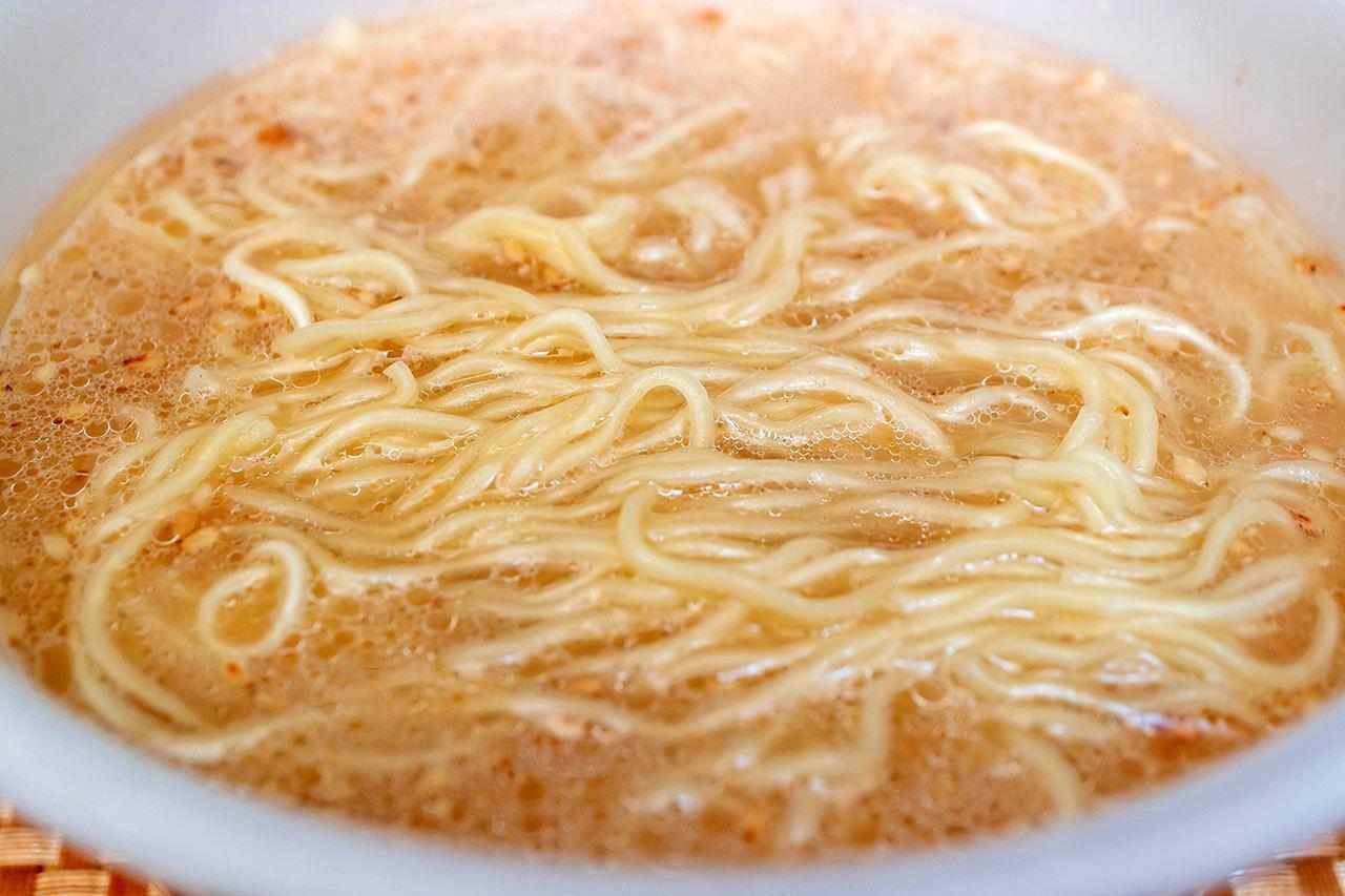 「スープ激うま！濃厚豚骨ラーメン」完成