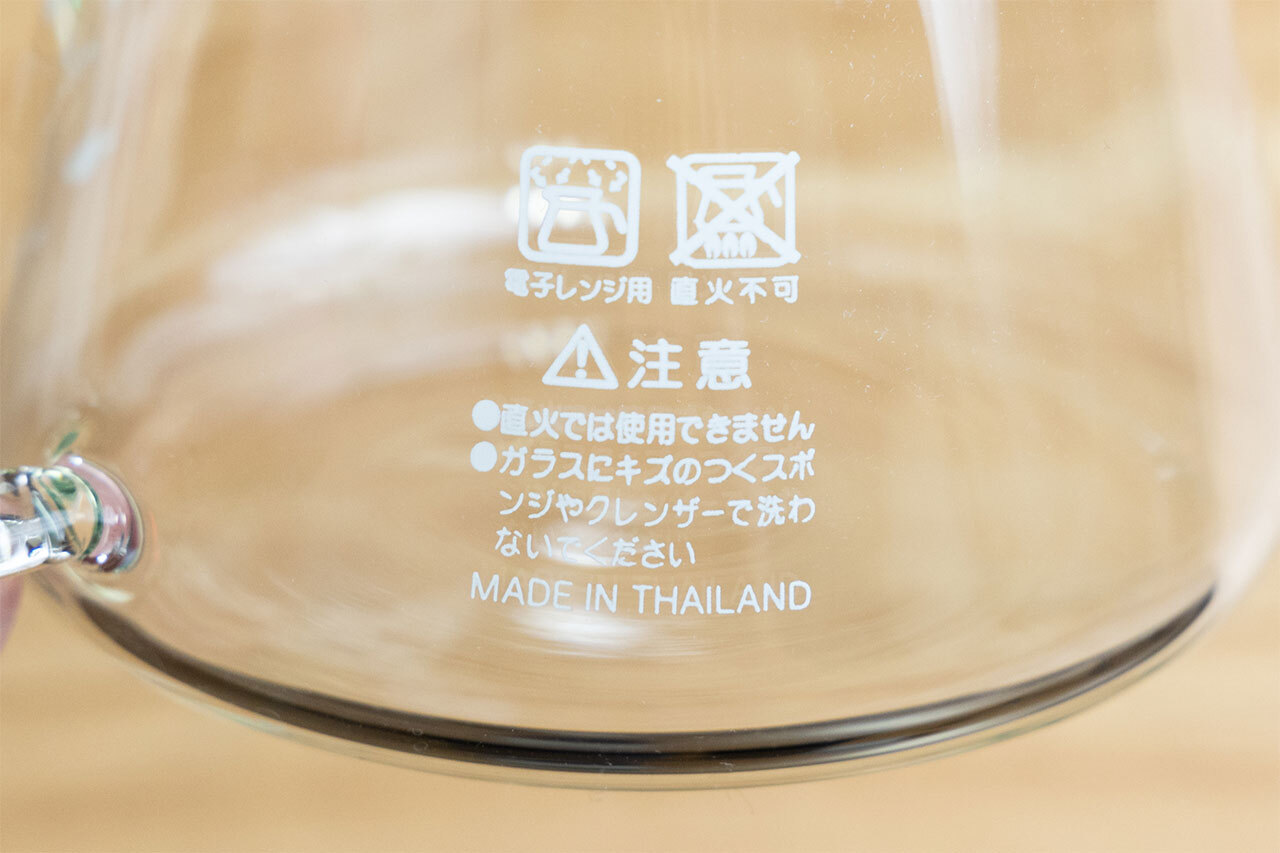 直火NG・クレンザーの使用NGの注意書き