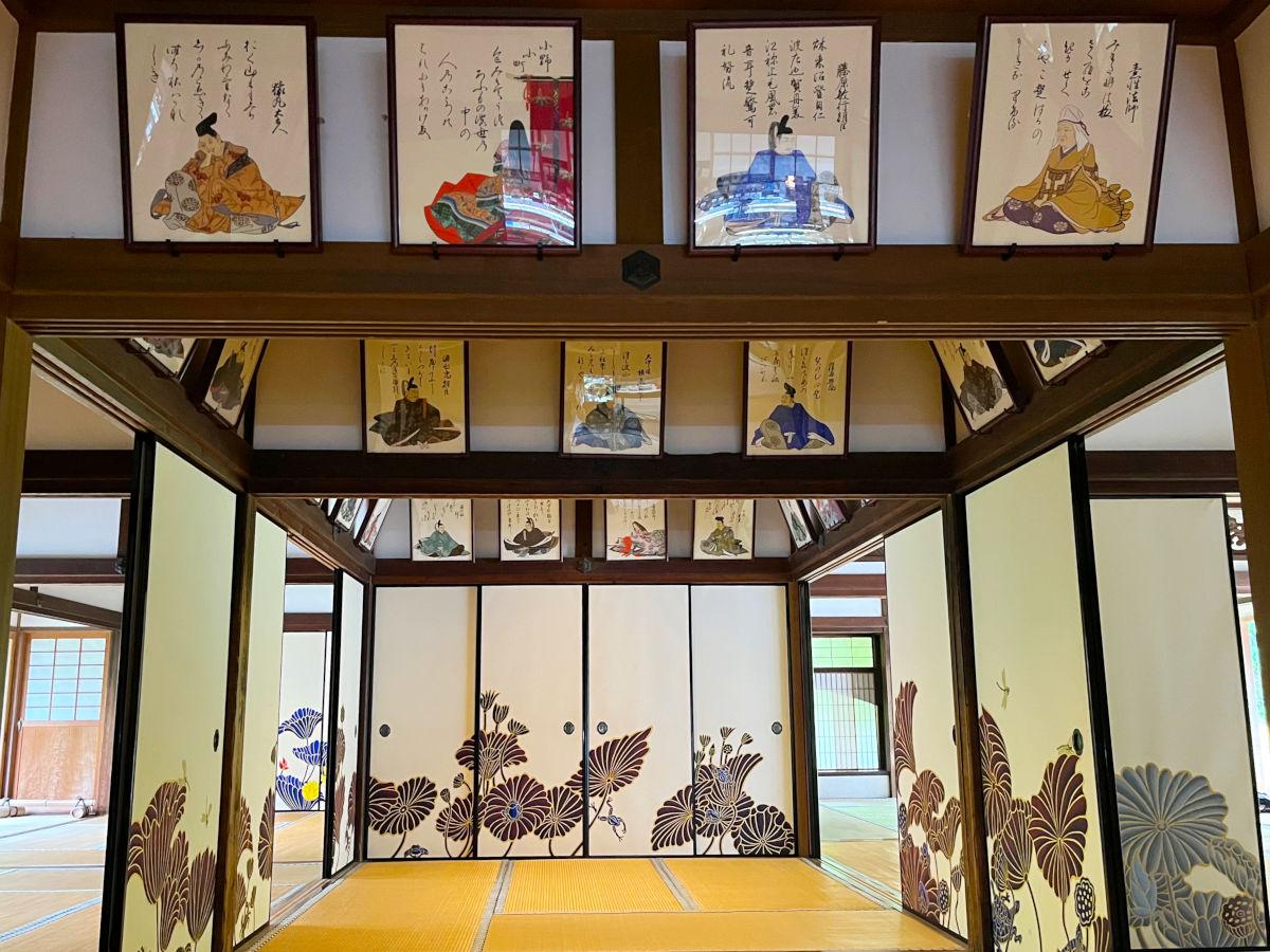 大野麦風木版画「京都青蓮院の庭」初摺 大野麦風