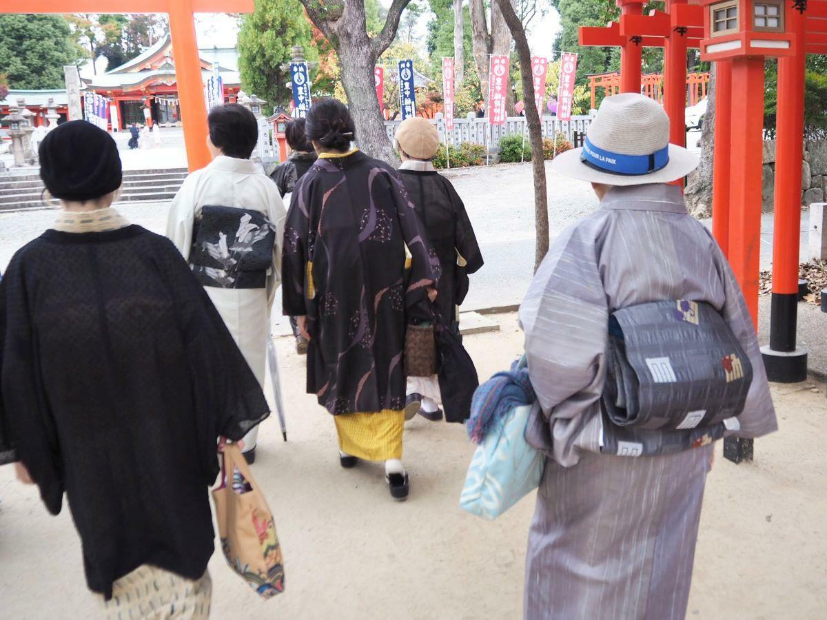 着物と帽子がこんなに似合うとは！