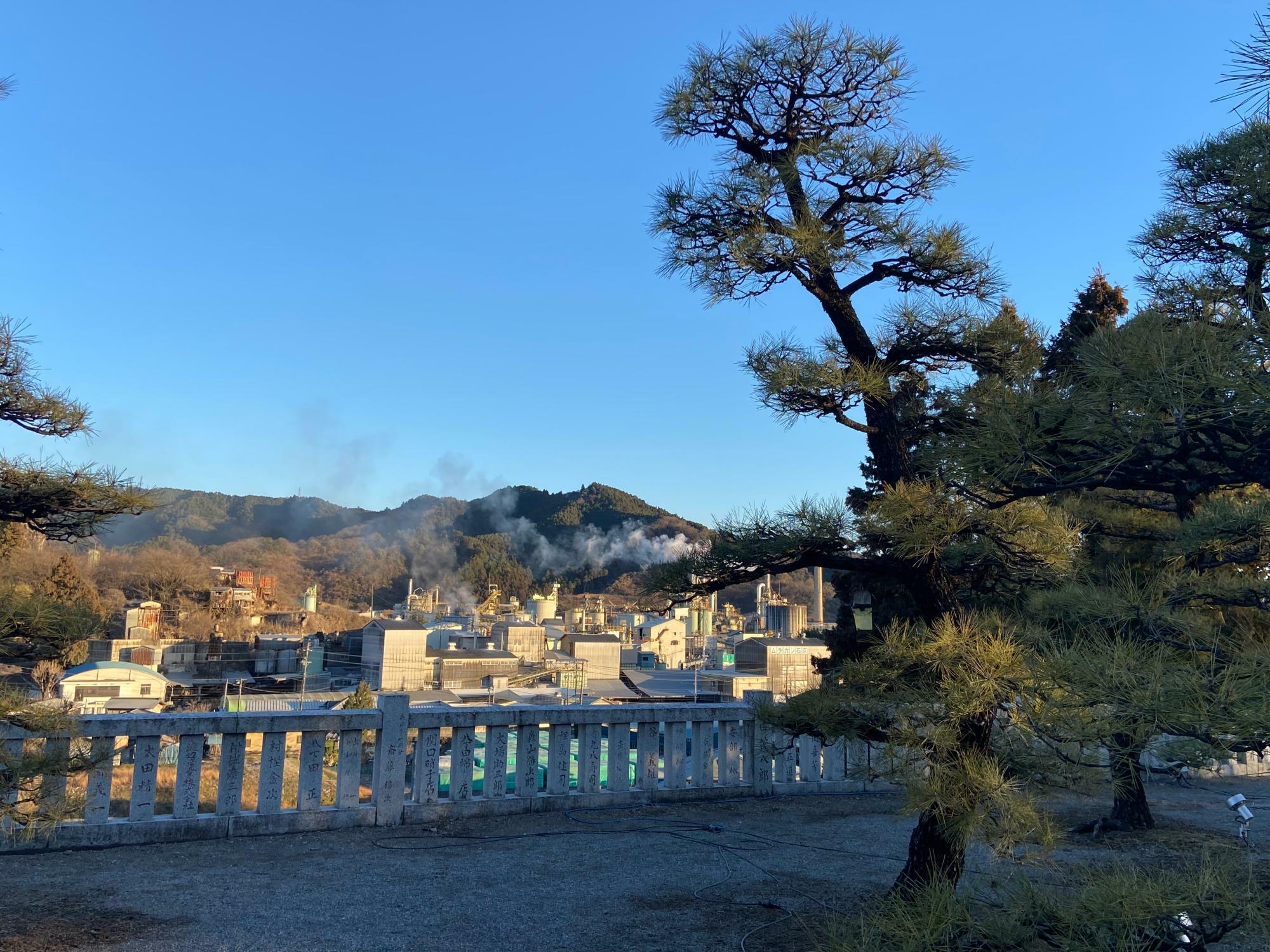 「浅間神社」からの眺め