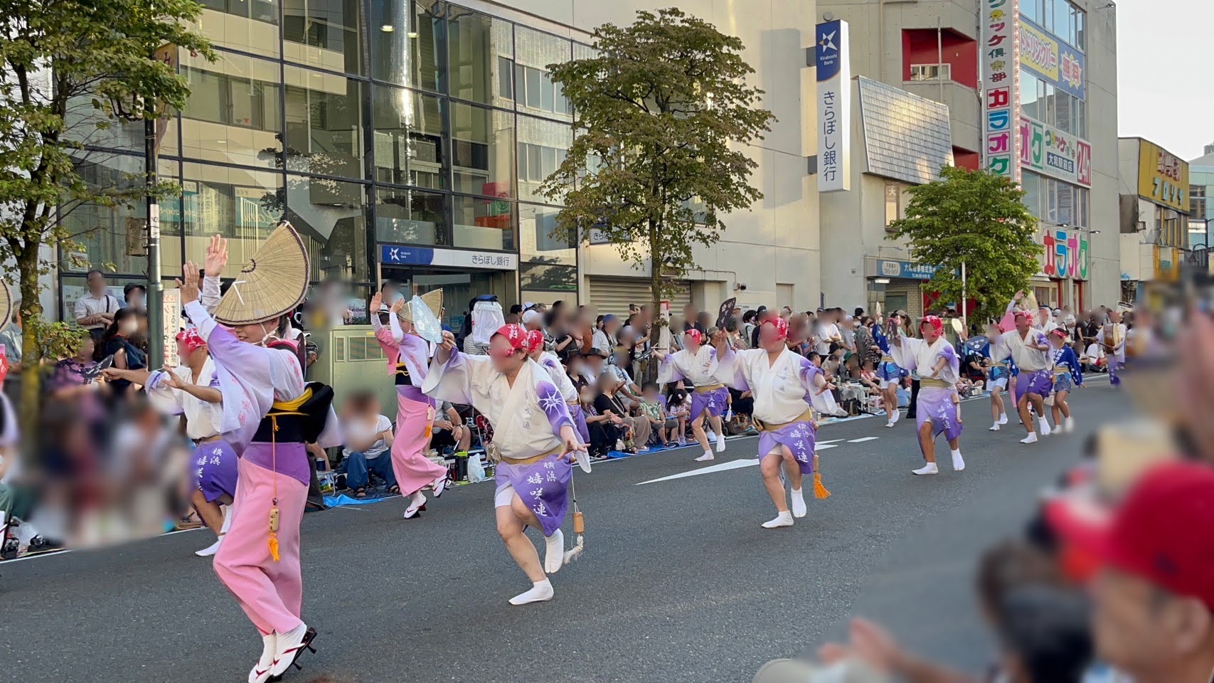 みずき通りで路上演舞に感動