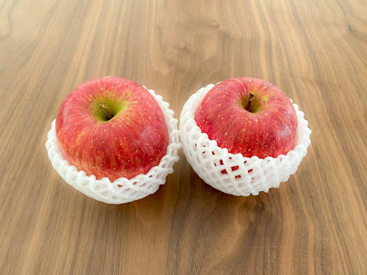 写真のりんごの品種：サンふじ