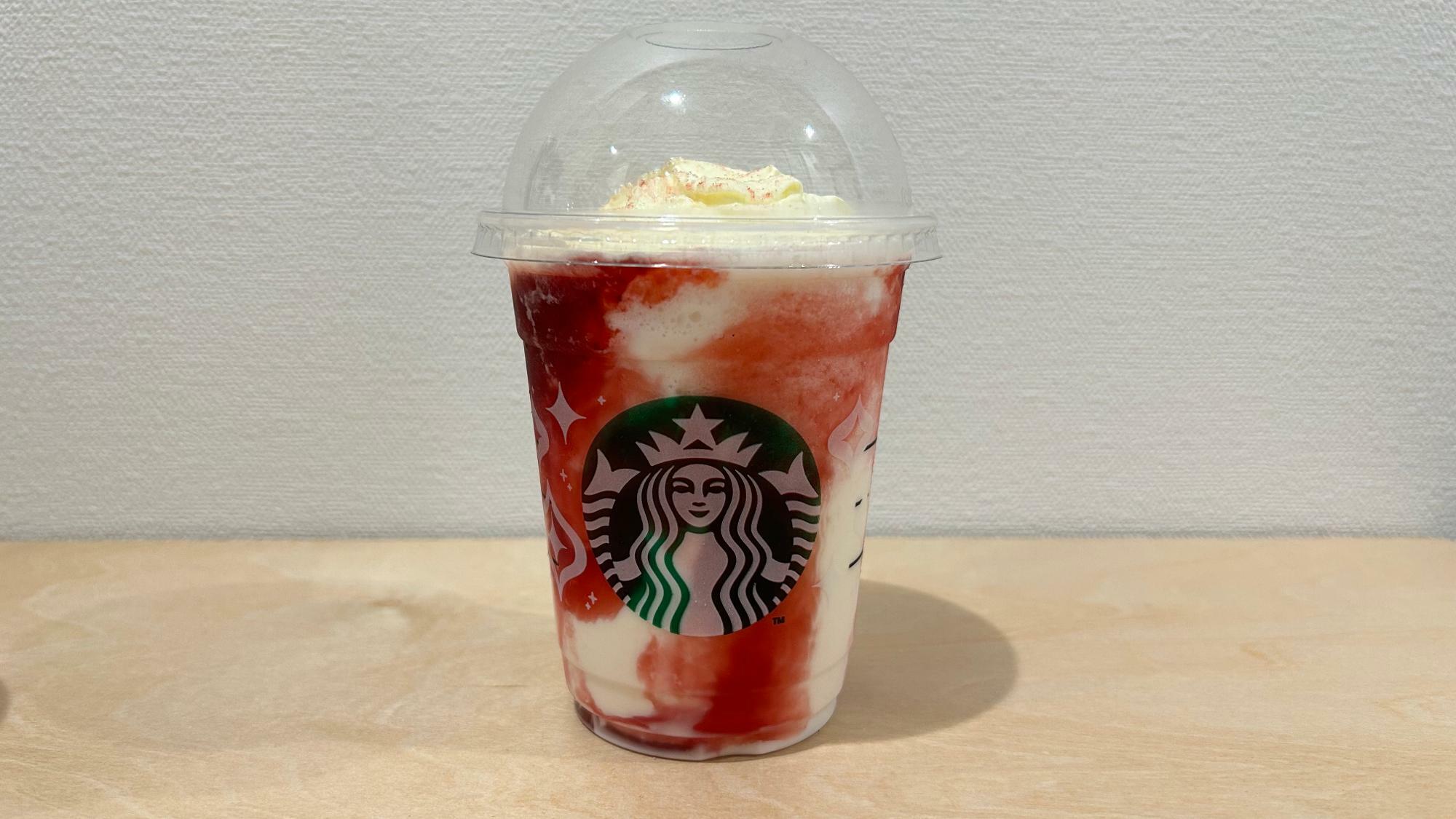 ストロベリー メリークリーム フラペチーノ