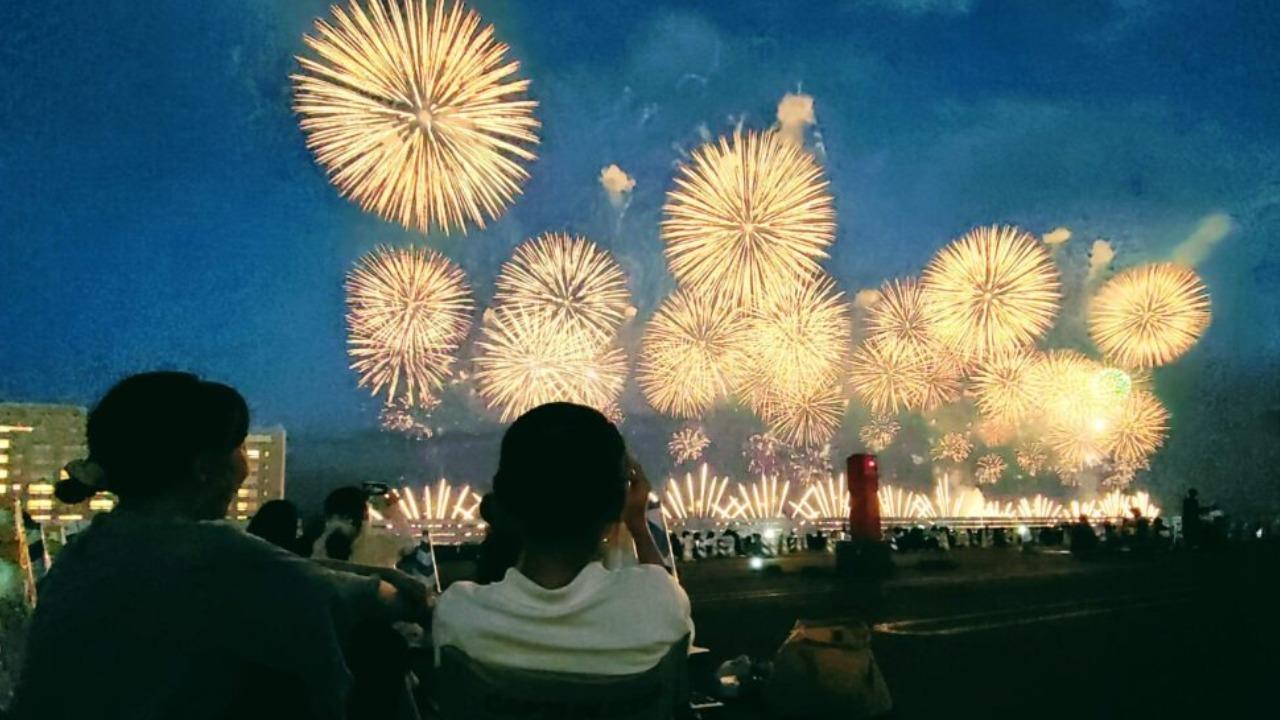 長岡市】リバセンでお買い物をして長岡花火屋上観覧席ゲットの