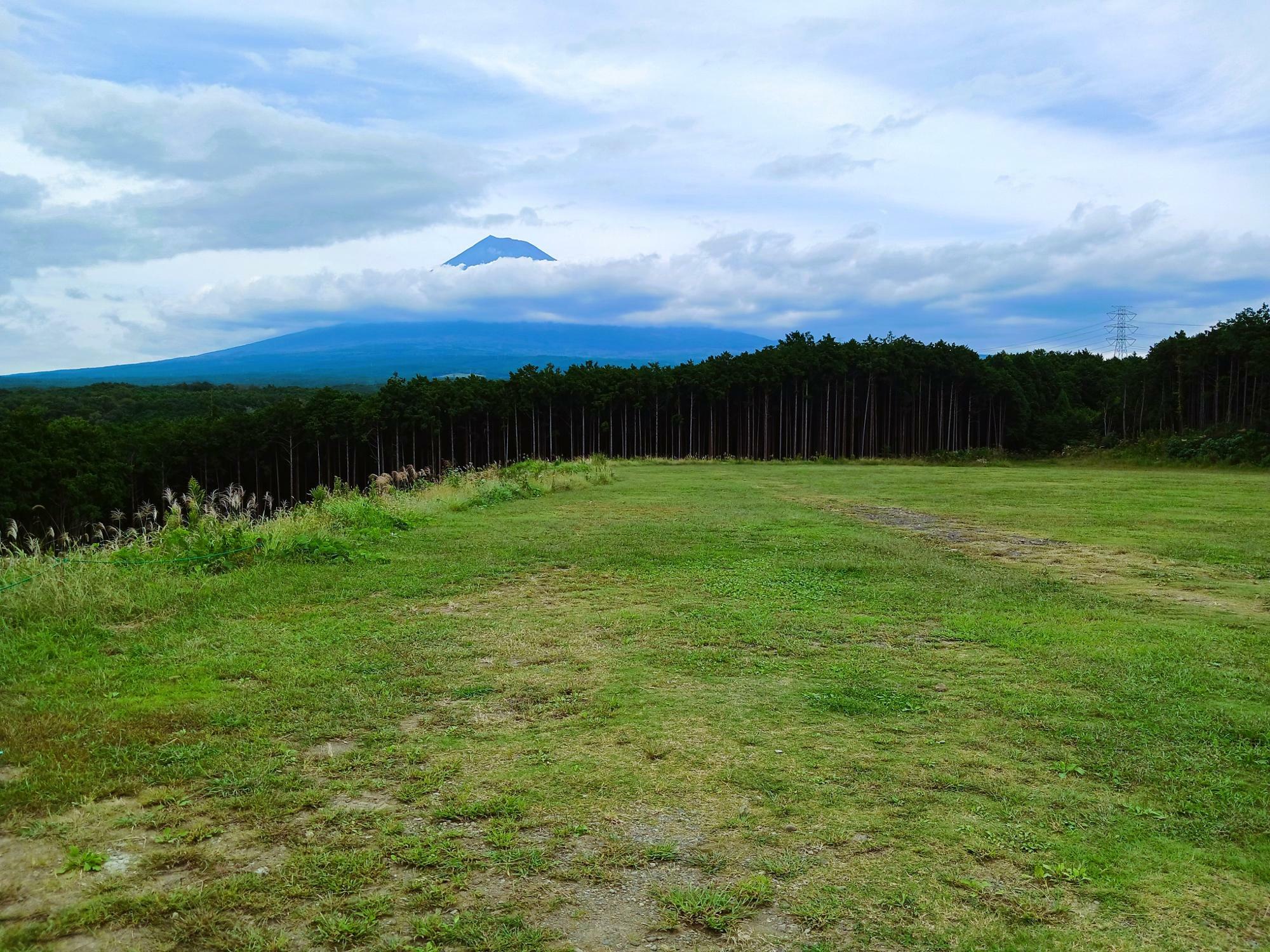 サイト西側のフリーサイト　目の前に富士山が見られます