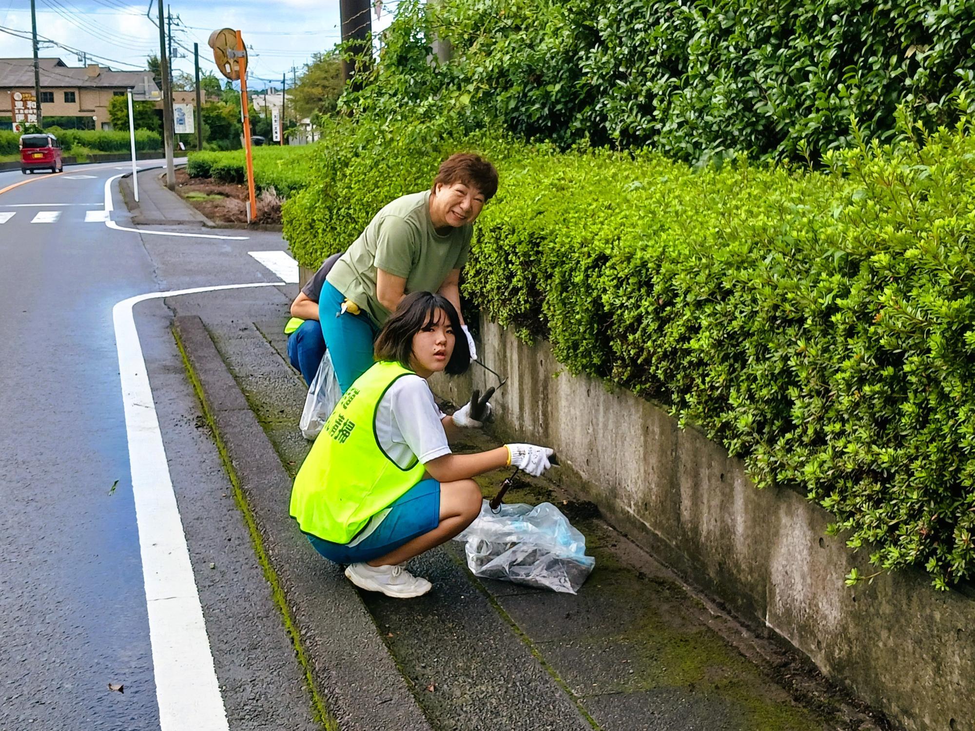 歩道がきれいになりました　ありがとう！