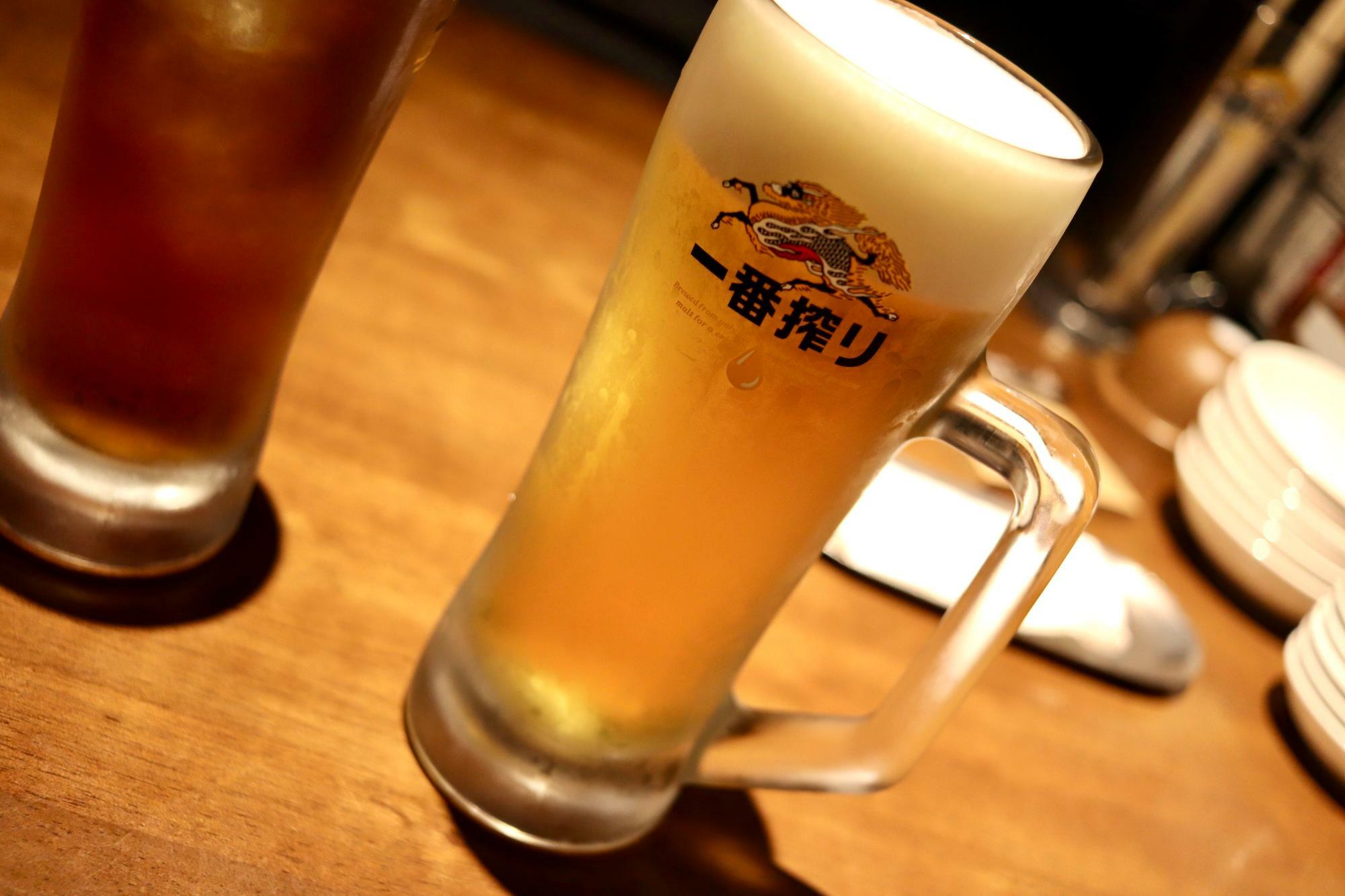 生ビール（490円税込）