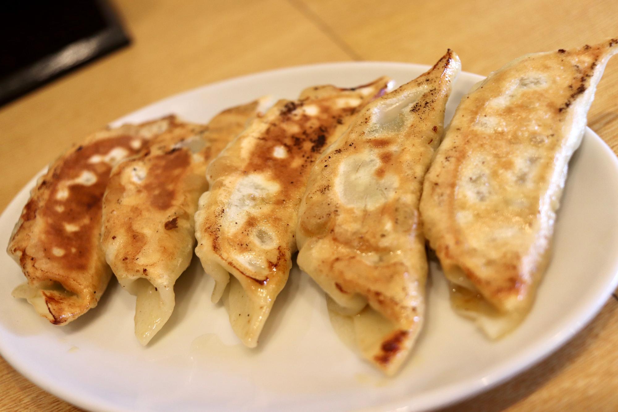 セットの焼き餃子