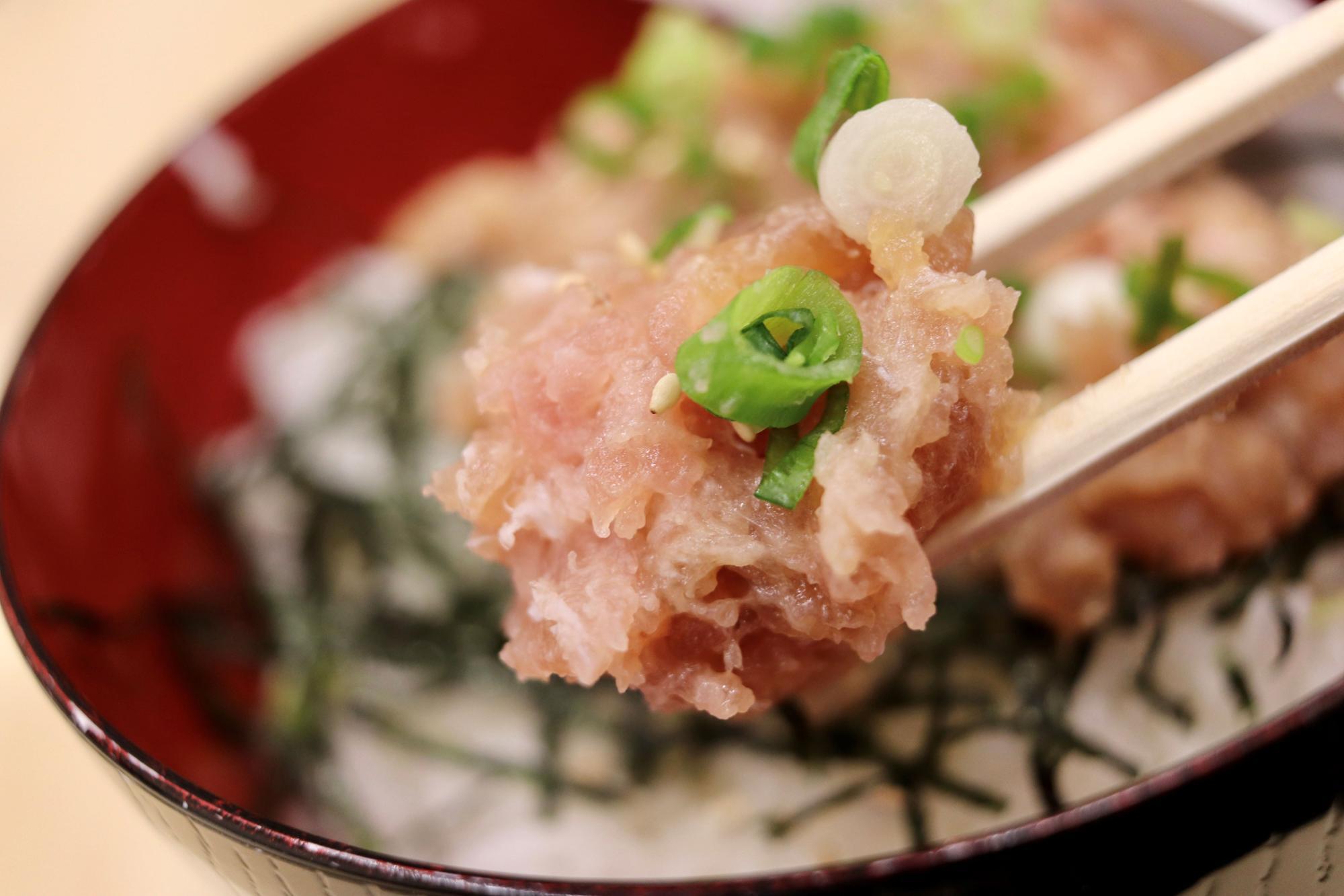 ねっとり濃厚ななめろうはうま味たっぷり