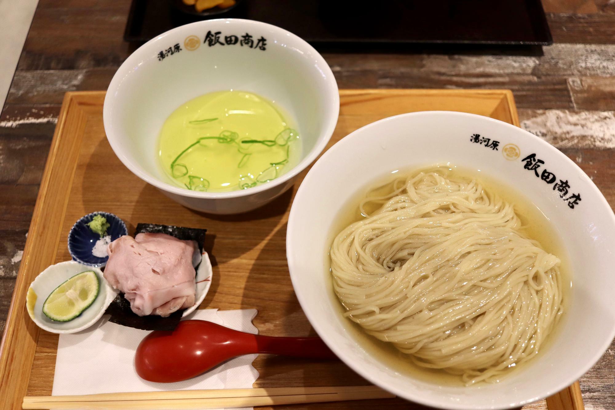 「戸田塩のつけ麺」1,600円税込