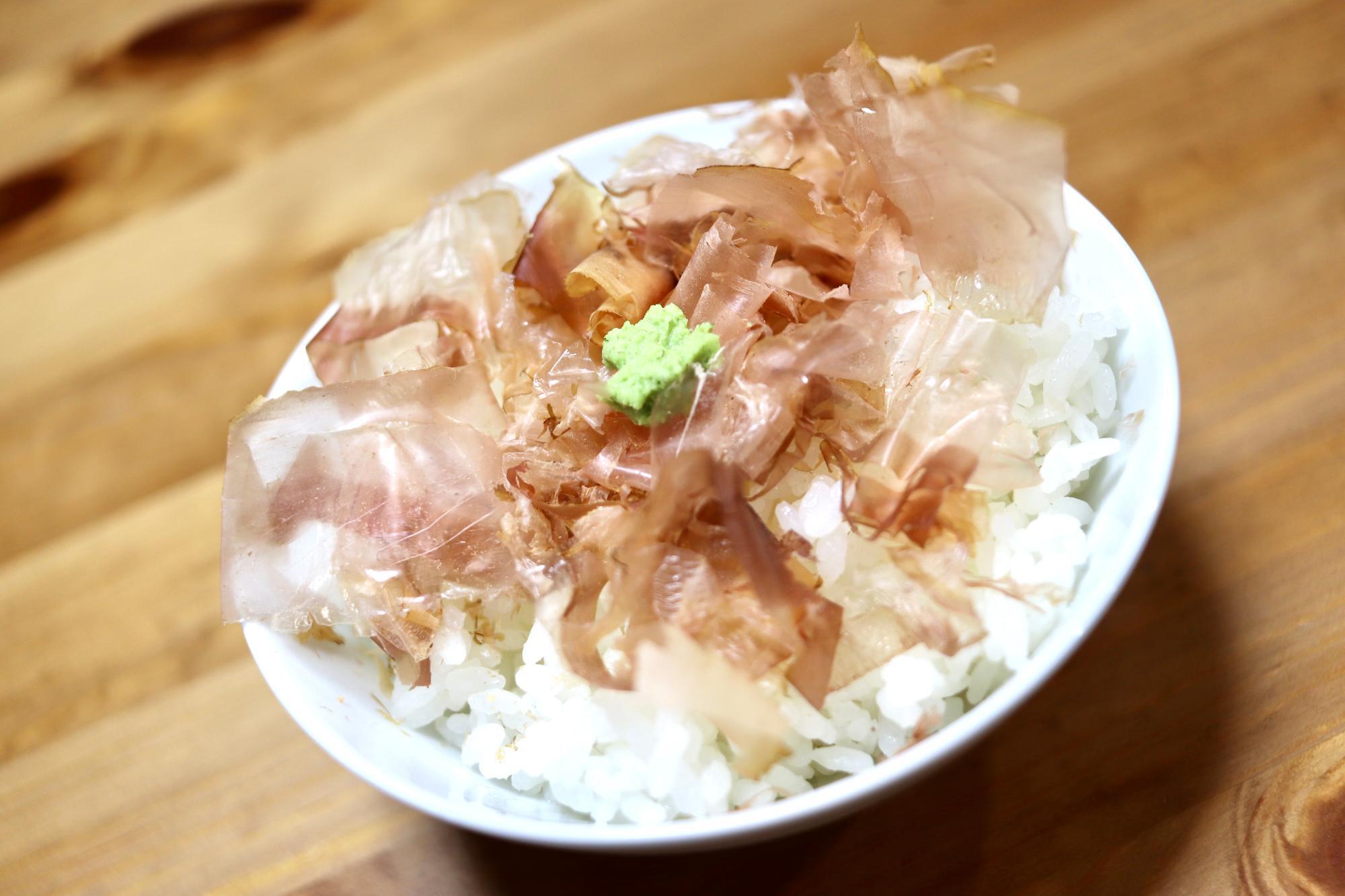 「わさび丼」にしても最高です