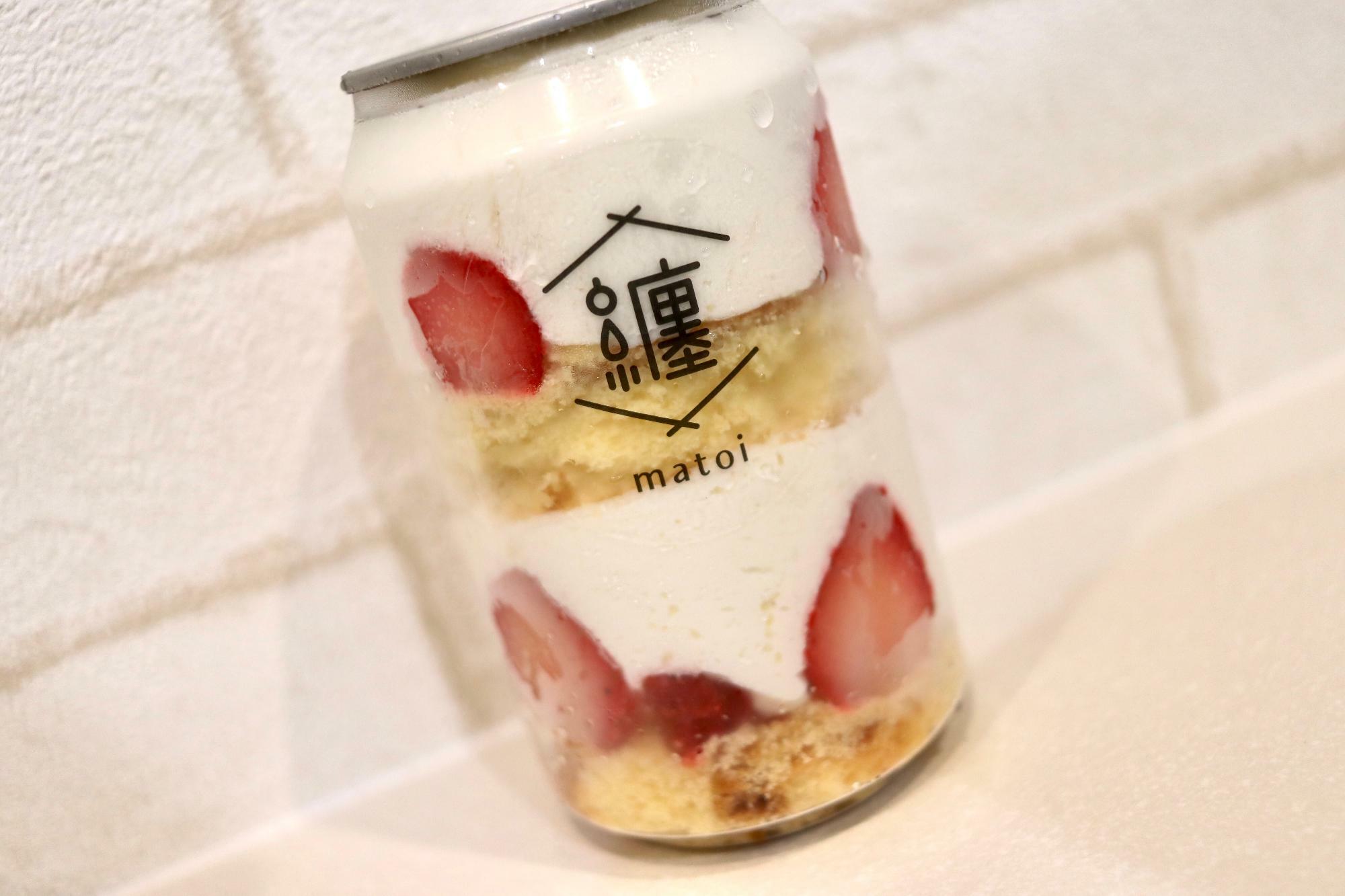 徳島県「纏-matoi-」さんのショートケーキ缶（1,000円税込）