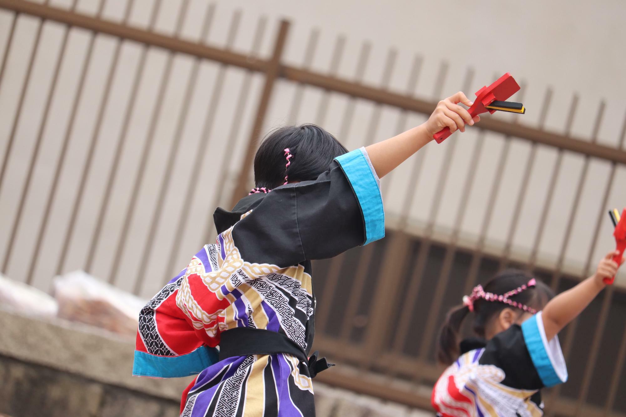 中央公園での「よさこい東海道」演舞の様子（2022年開催時）