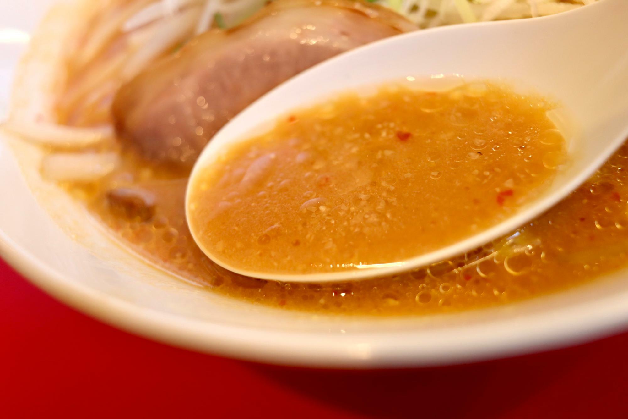 北海道味噌を使ったというスープ