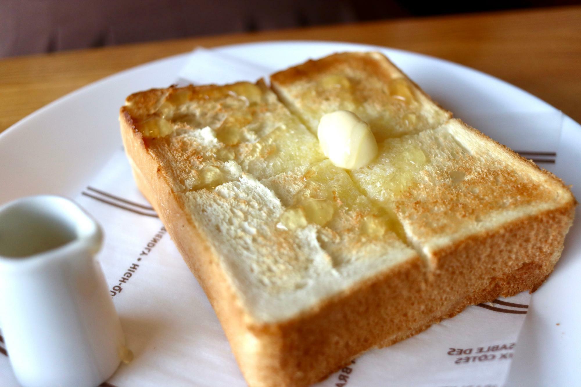 「バタートースト」単品500円税込／ドリンクセット700円税込