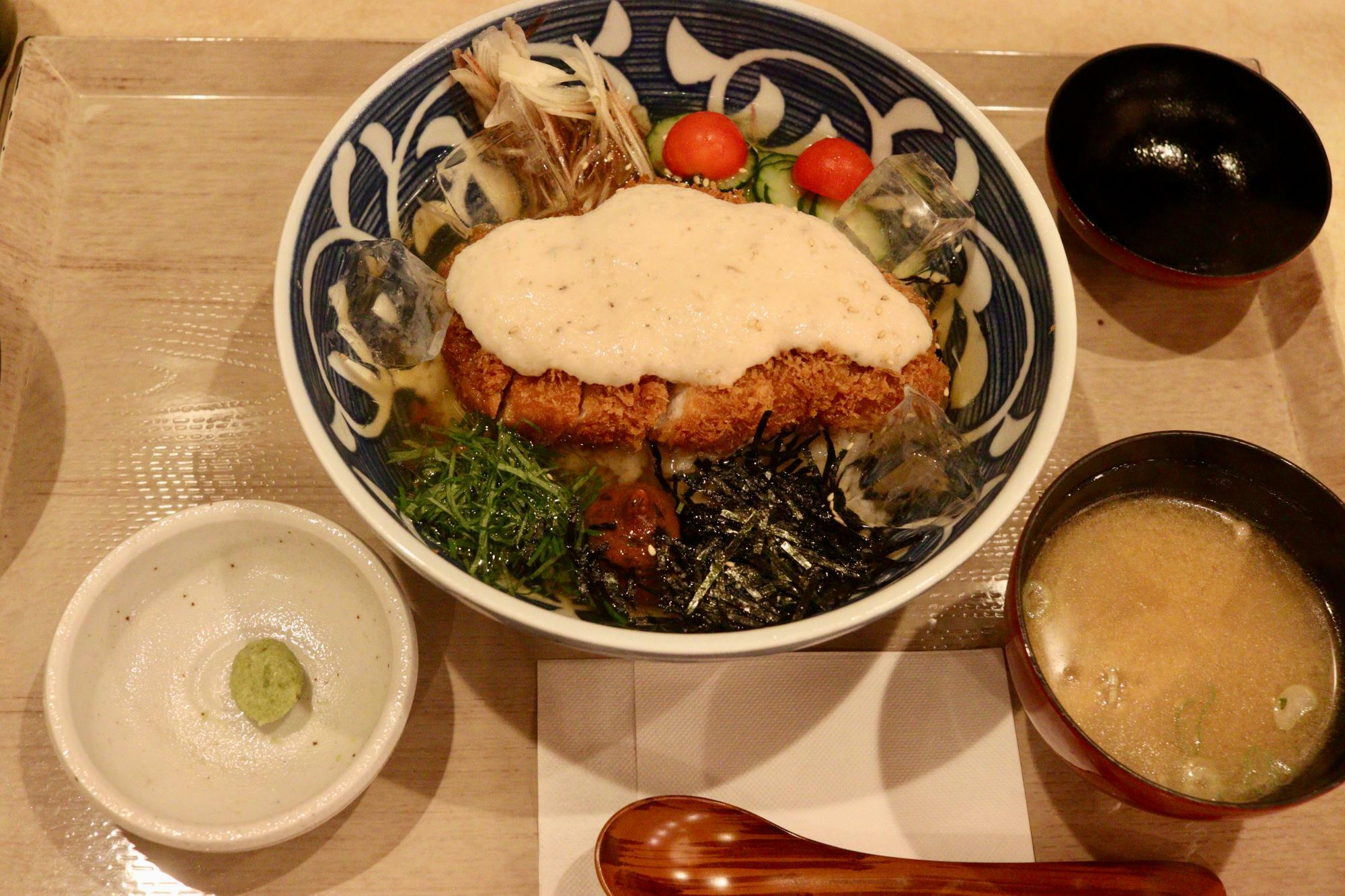 「冷やしかつ丼（ロース120グラム）」1,450円＋税