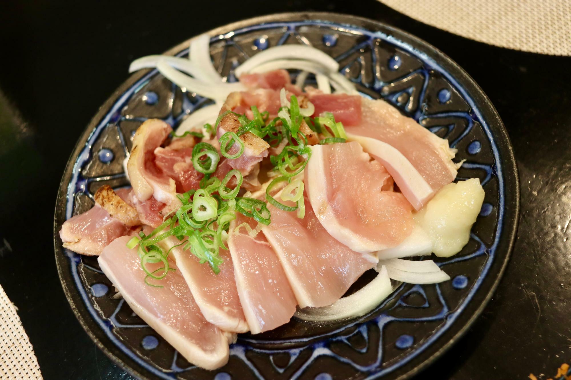 「鹿児島名物鳥刺し」700円