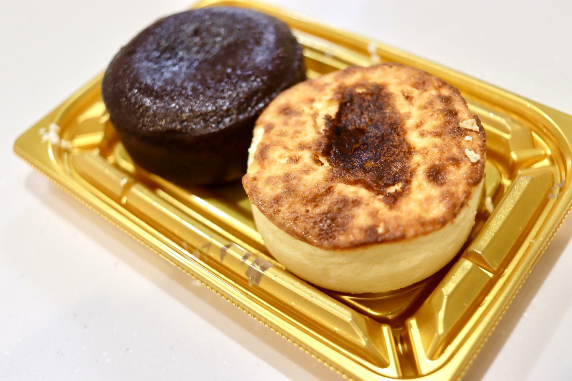 「フォンダンショコラ＆サンセバスチャンチーズケーキ」599円＋税