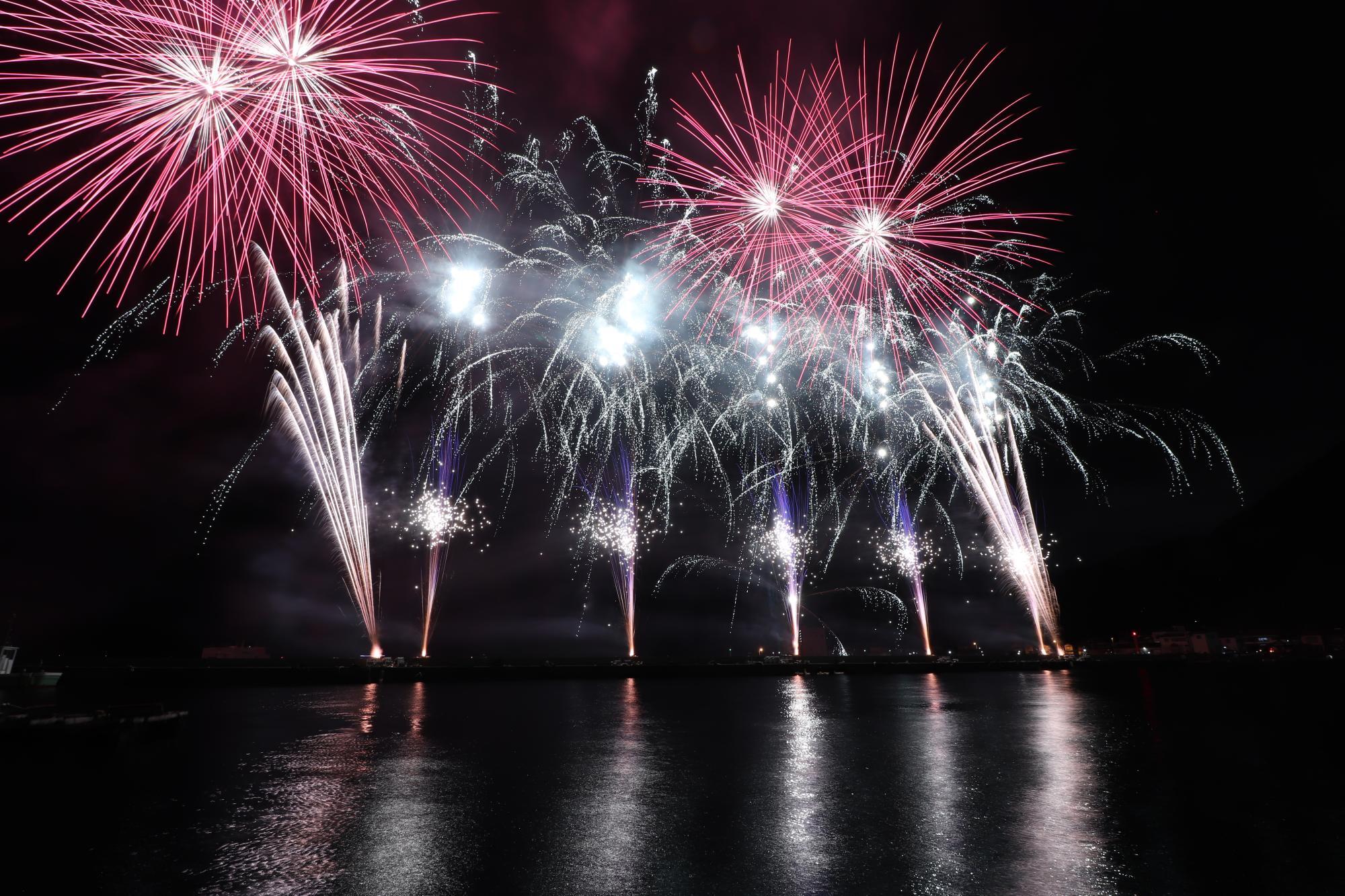 奥駿河湾海上花火大会も同時開催（2019年開催時の写真）