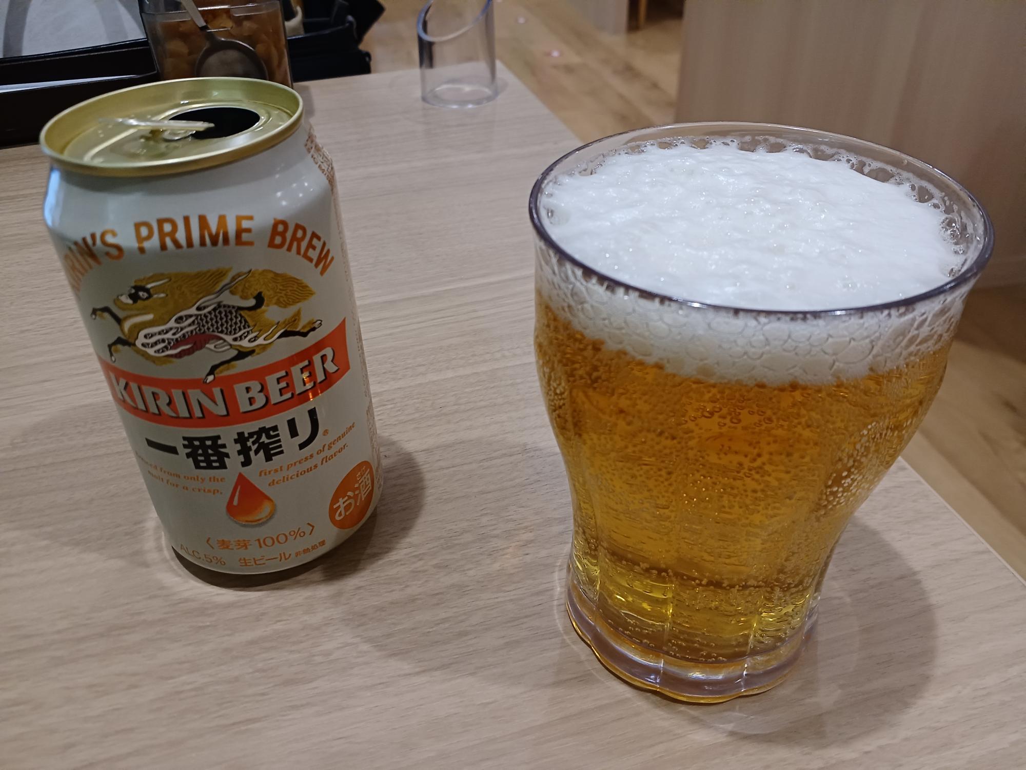 ココイチの缶ビール（税込み367円）