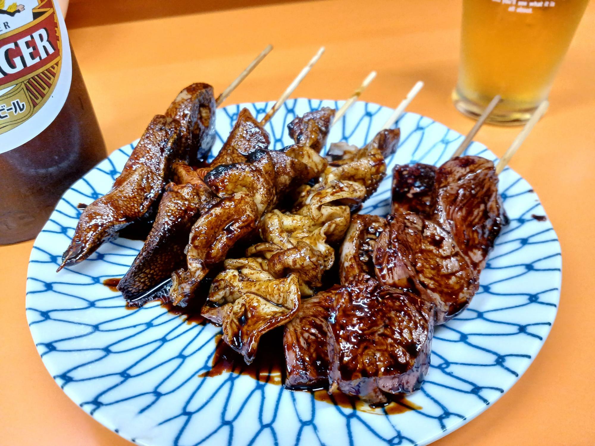 肝焼きと心臓