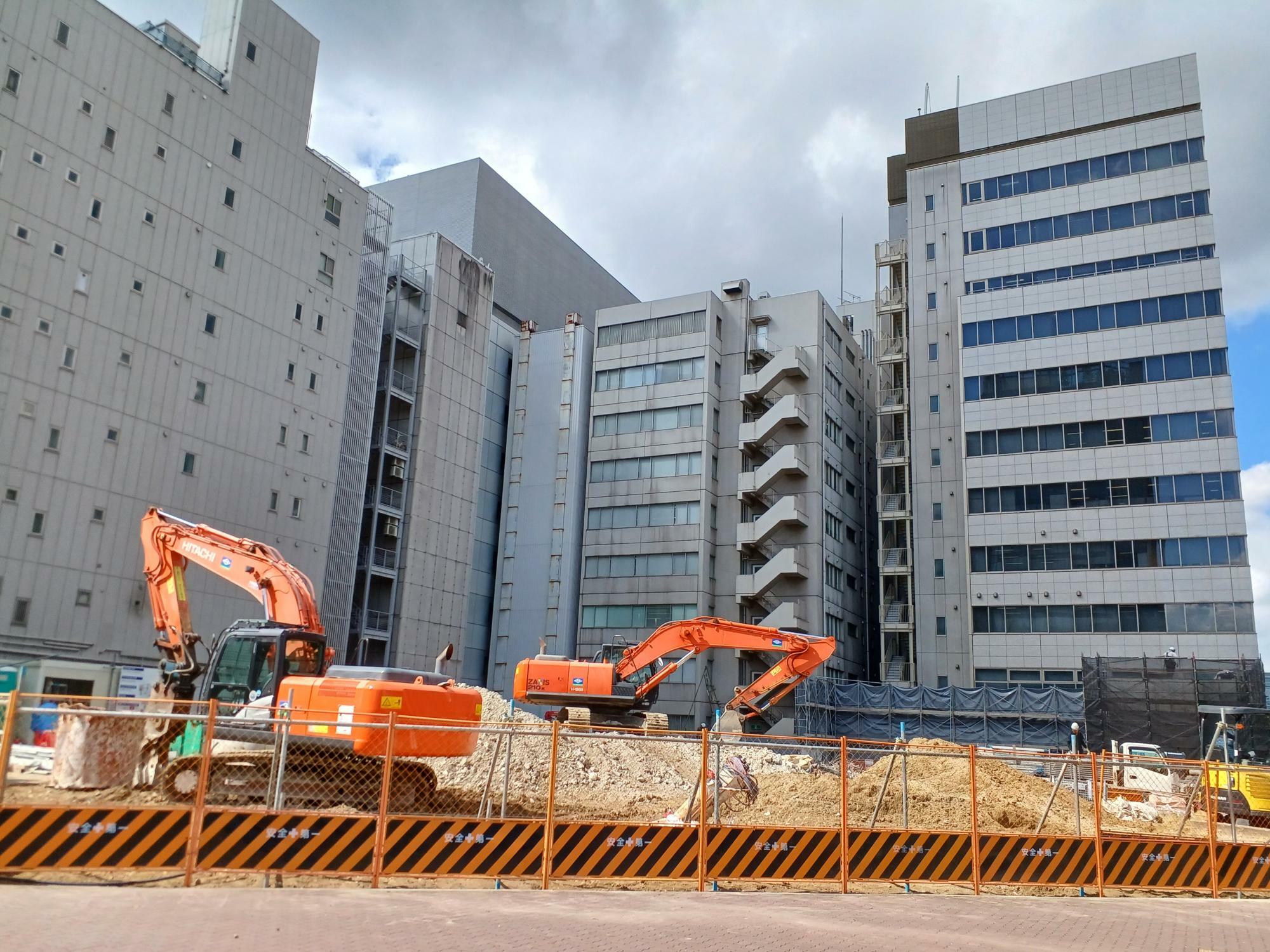 更地となったアネックスビル跡地