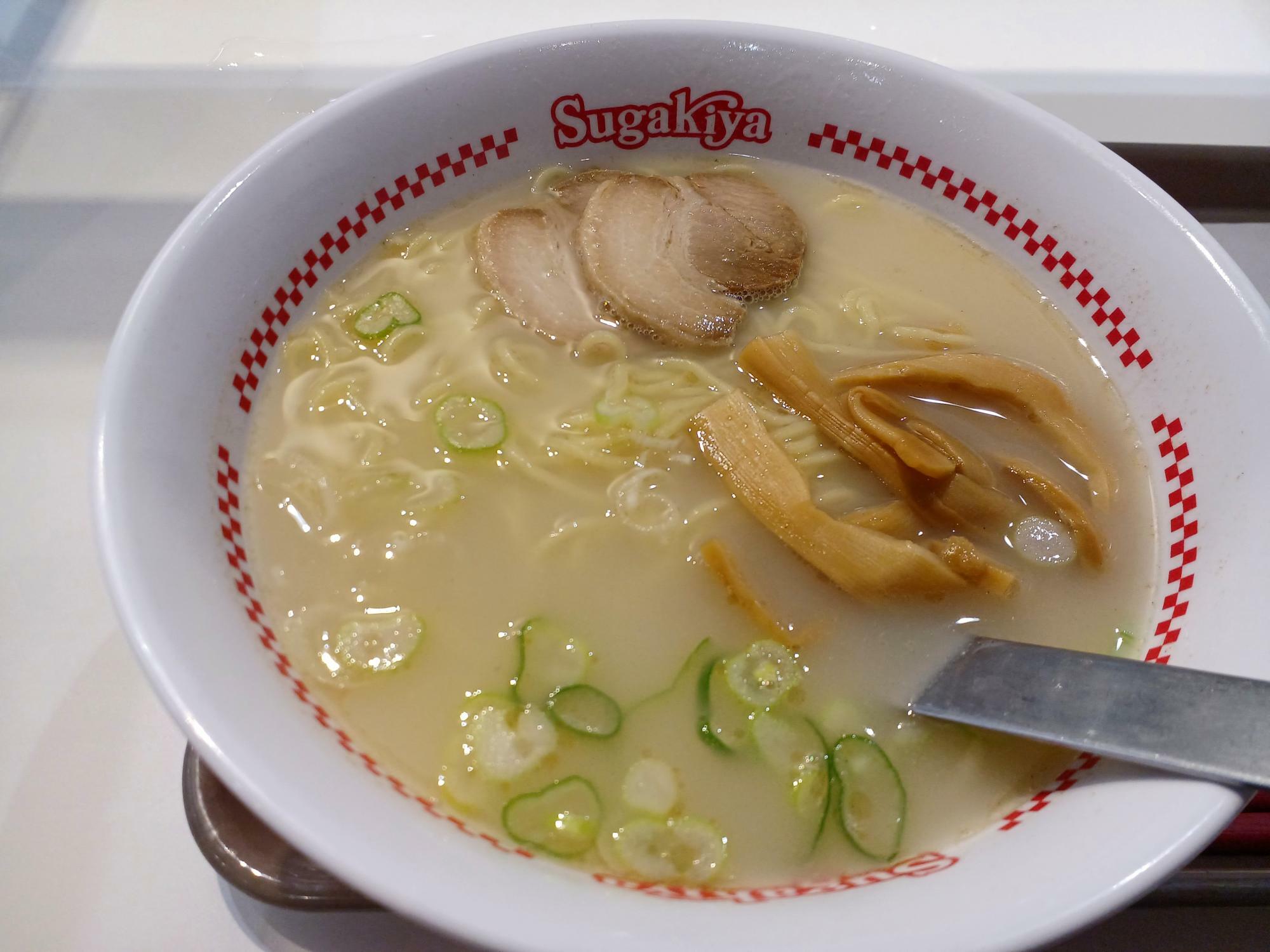 スガキヤラーメンのおいしさはいつまでも変わらない