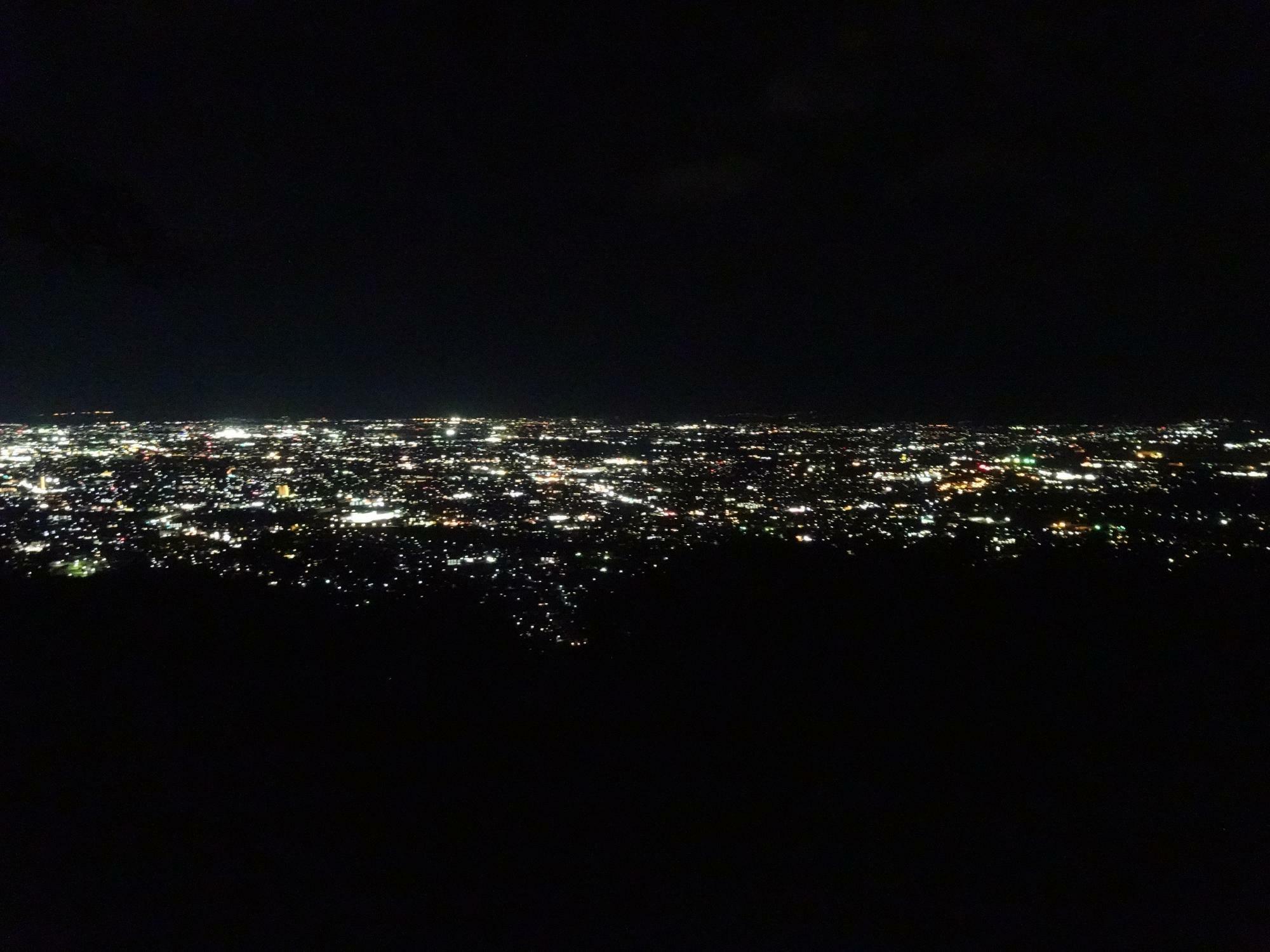 武田の杜からの夜景