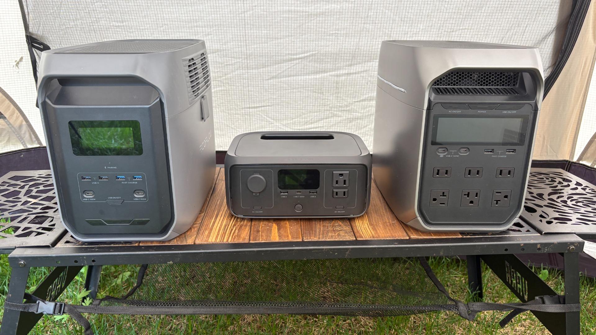 6/14~】EcoFlow ポータブル電源 ポータブル電源 1024Wh ACコンセント出力6口 USB-C出力対応
