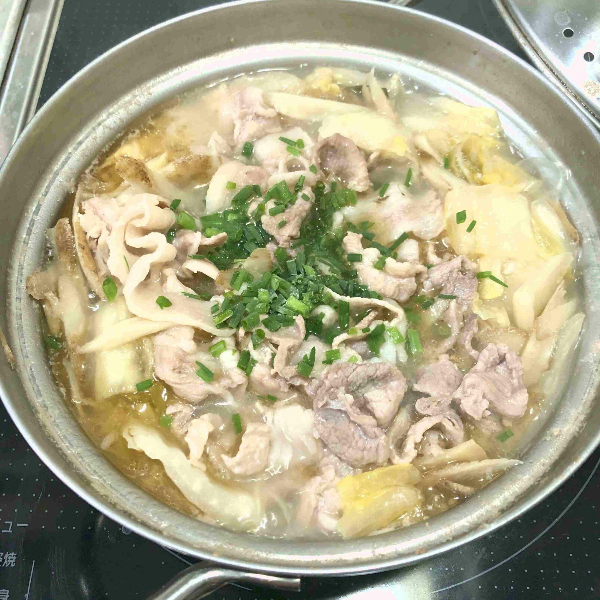 発酵白菜と豚バラの鍋