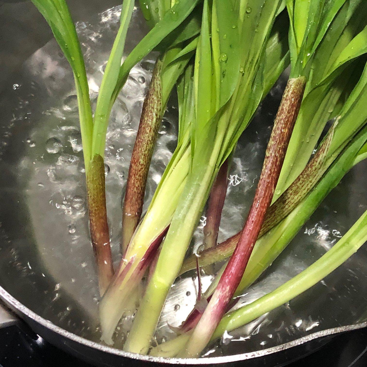 行者にんにく 行者にんにく薬味漬け🌱