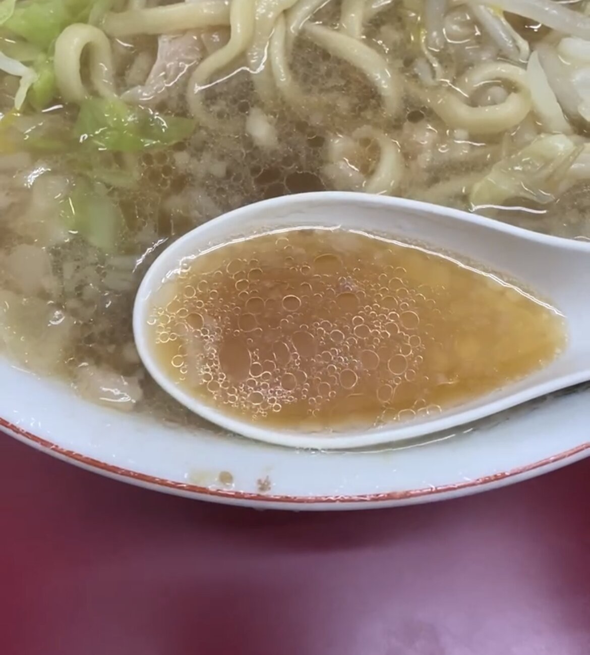 京急川崎店はスープも優しめです。